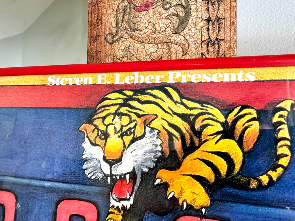 1990 Steven E. Leber Presents Moscow Circus Framed Poster | Glass Framed Moscow Circus Poster 35"x23"