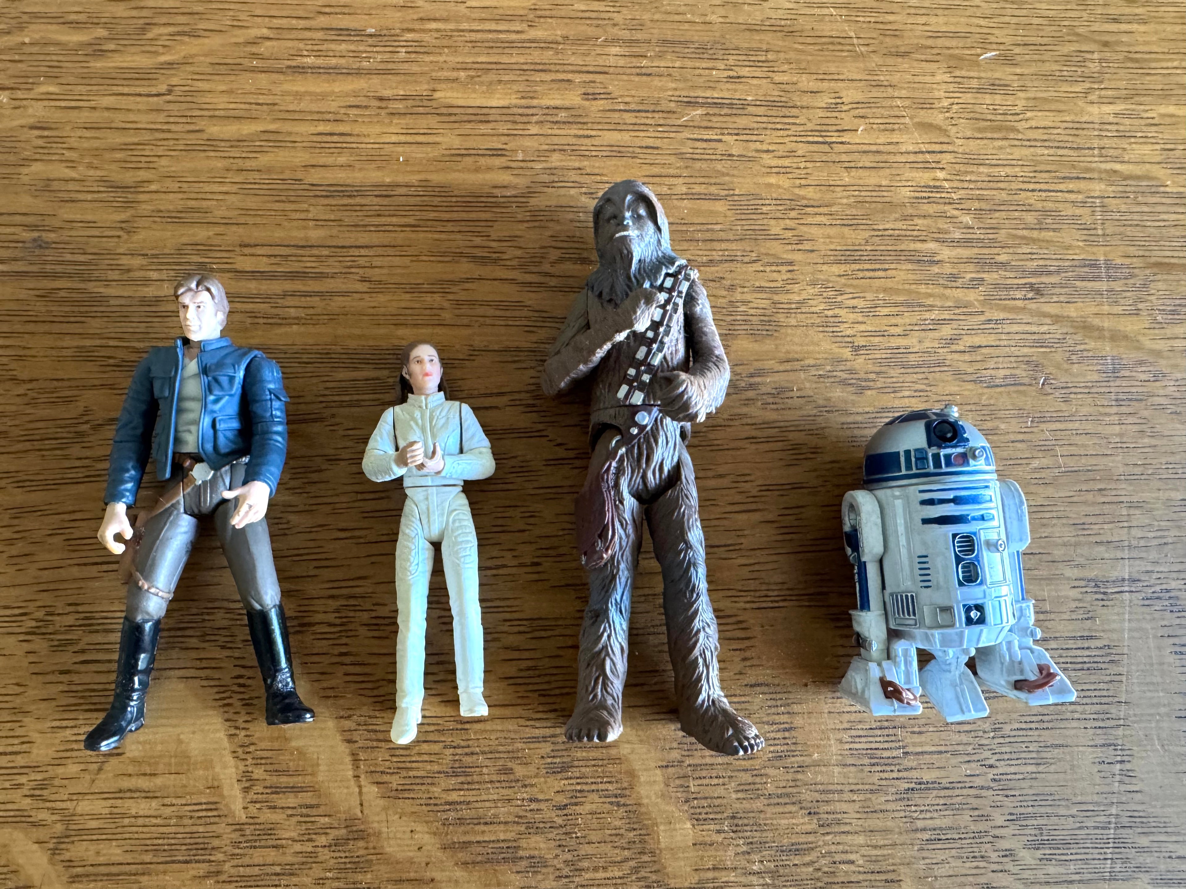 Vtg Hasbro Star Wars Action Figures (no weapons)