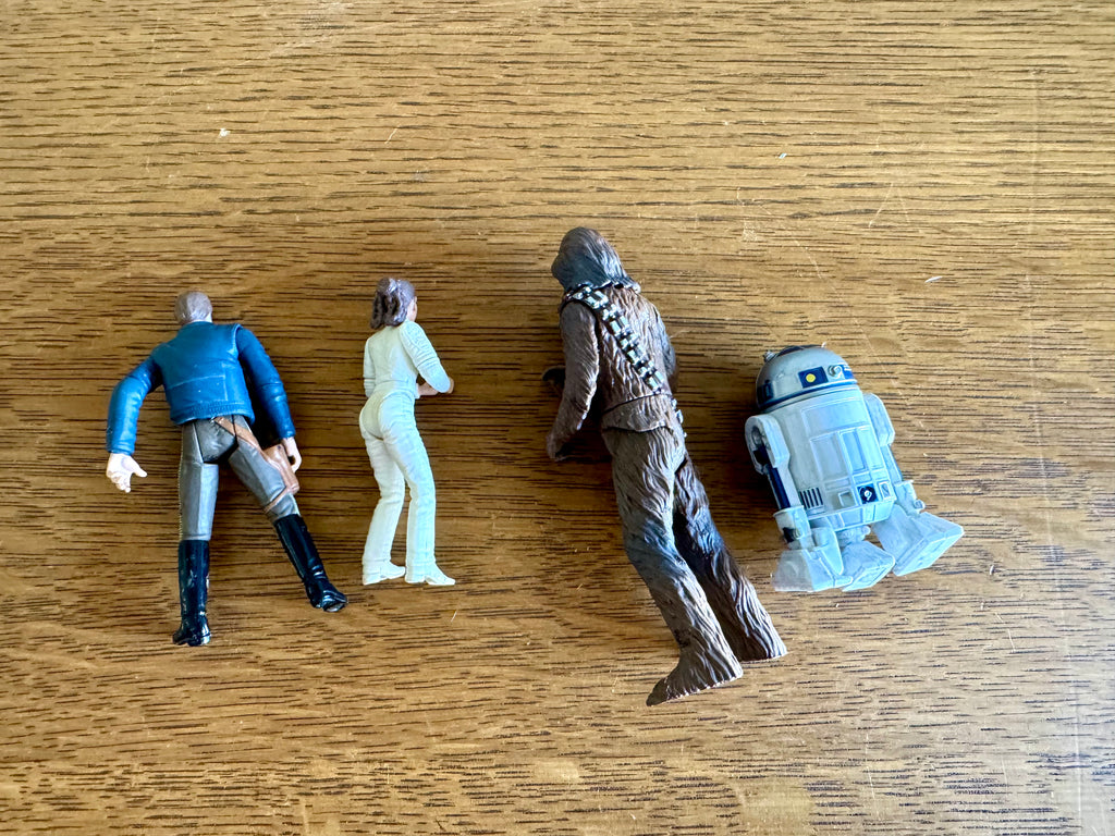 Vtg Hasbro Star Wars Action Figures (no weapons)