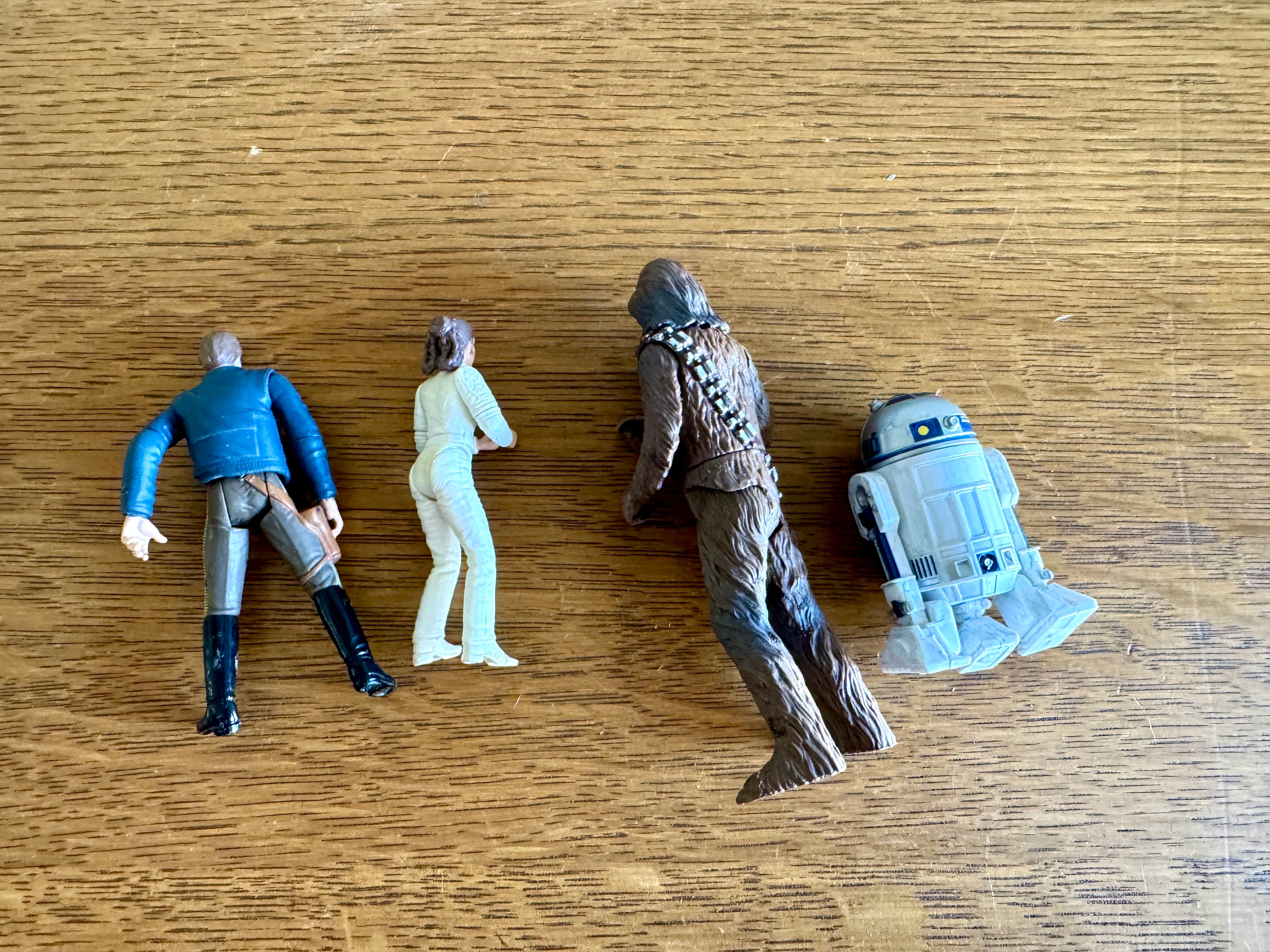 Vtg Hasbro Star Wars Action Figures (no weapons)