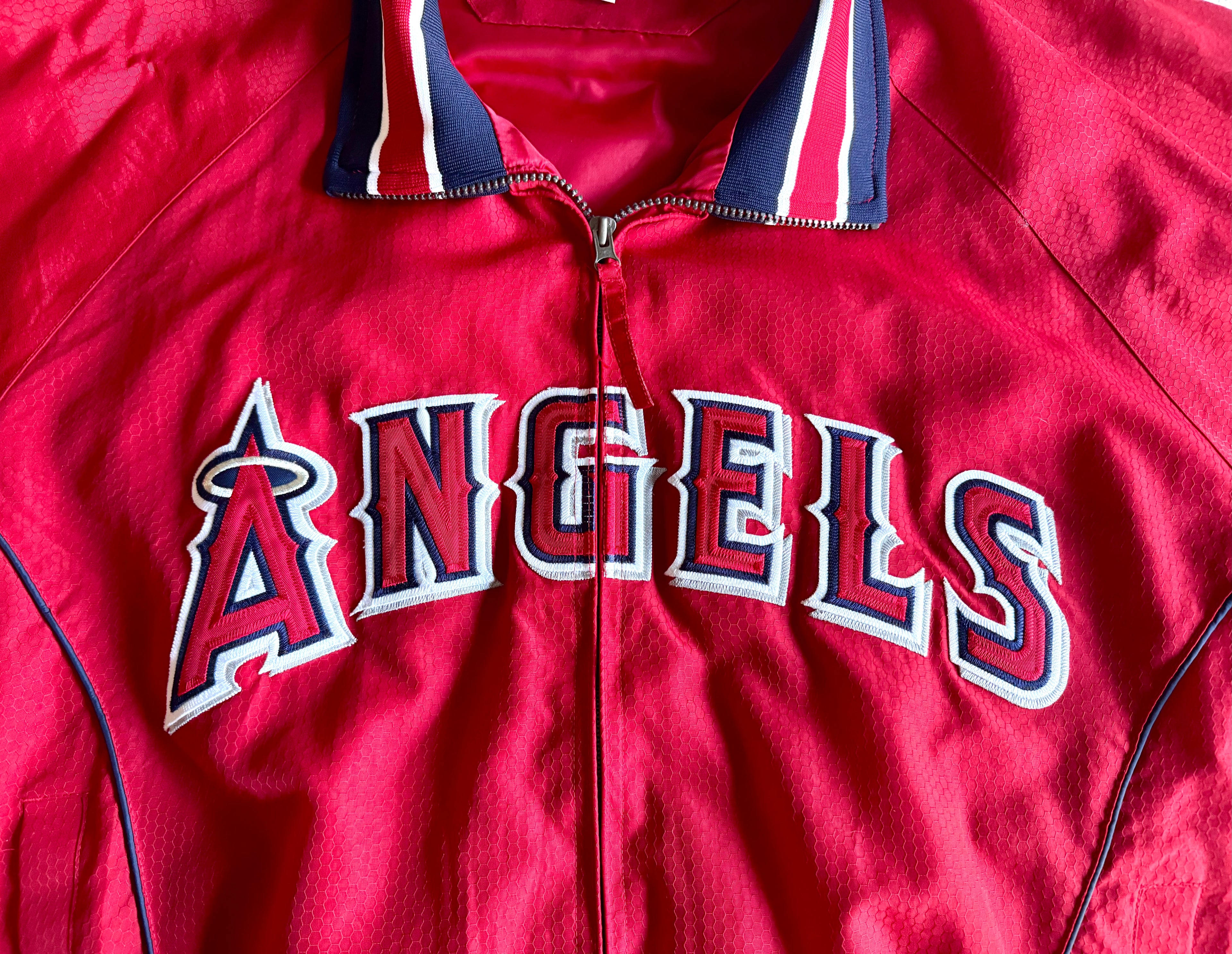 Vtg Majestic Anaheim Angels Baseball Jacket Size Men's XL | Majestic Authentic Collection Jacket
