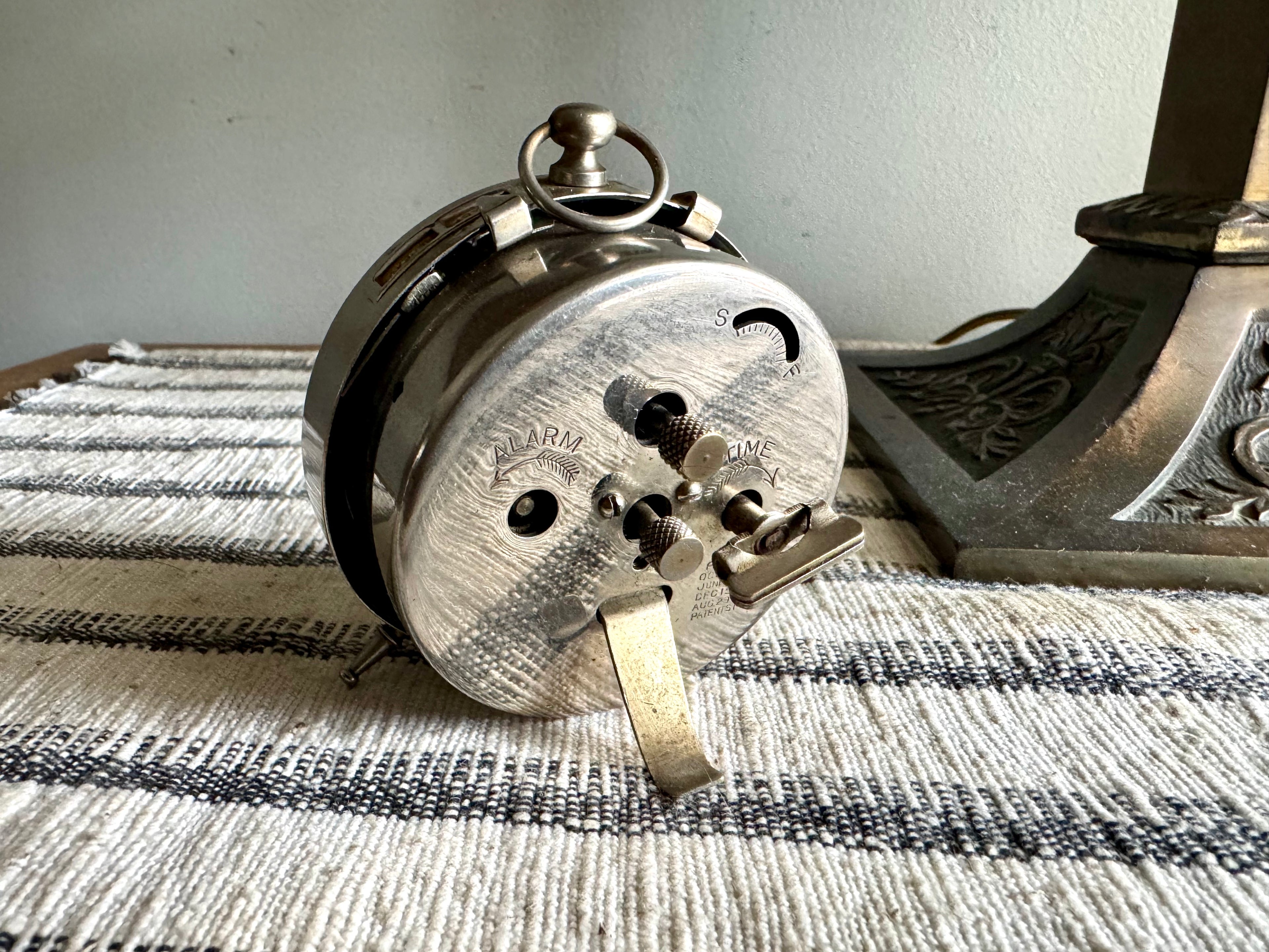 Antique 1919 Westclox Baby Ben Style 1 Luminous Alarm Clock