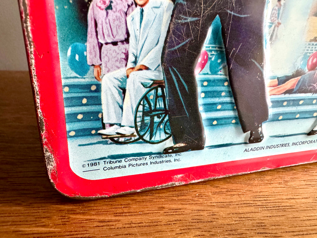 1981 Orphan Annie Lunch Box By Aladdin | Distressed Annie Lunch Pale