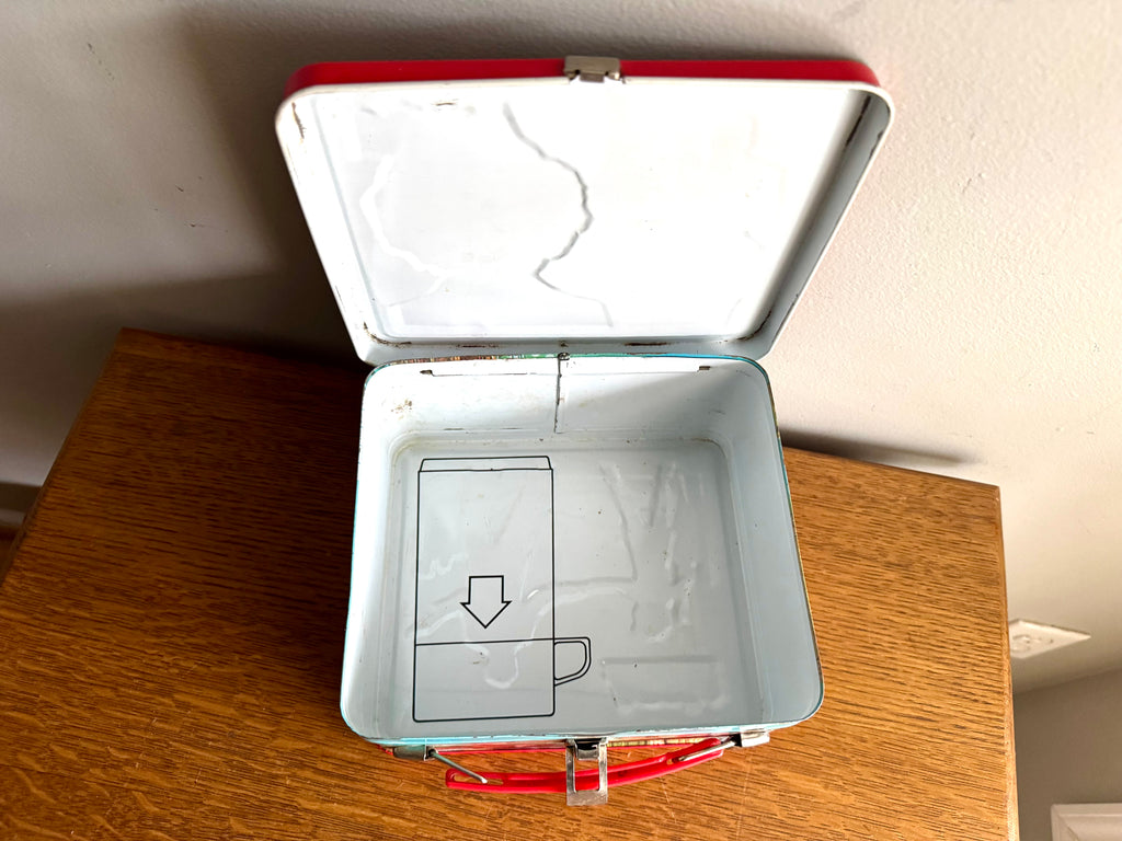 1981 Orphan Annie Lunch Box By Aladdin | Distressed Annie Lunch Pale