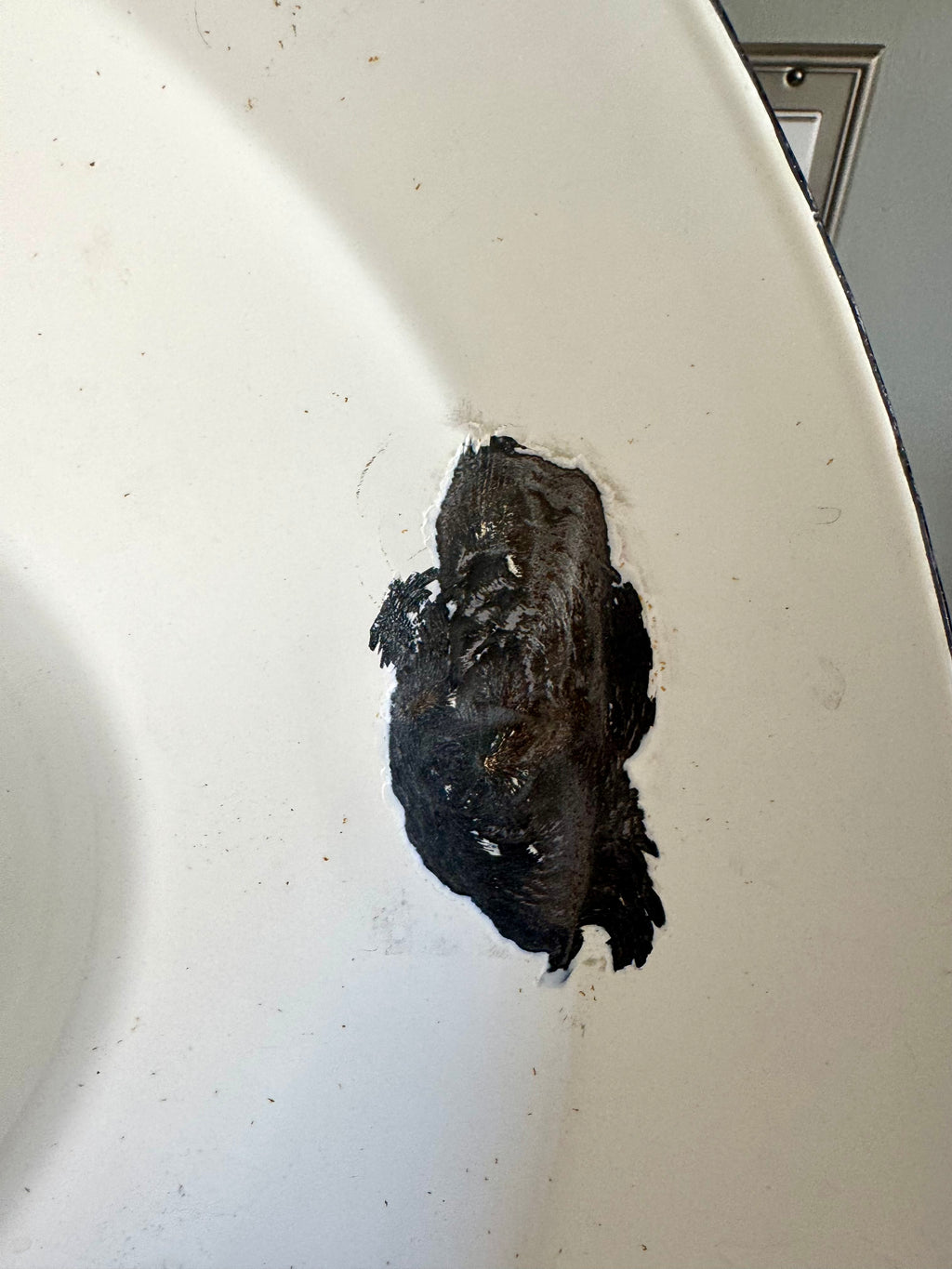 1930's Green Porcelain Distressed Industrial Pendant Lamp | 14" Benjamin Enamel Metal Shade Pendant Lamp