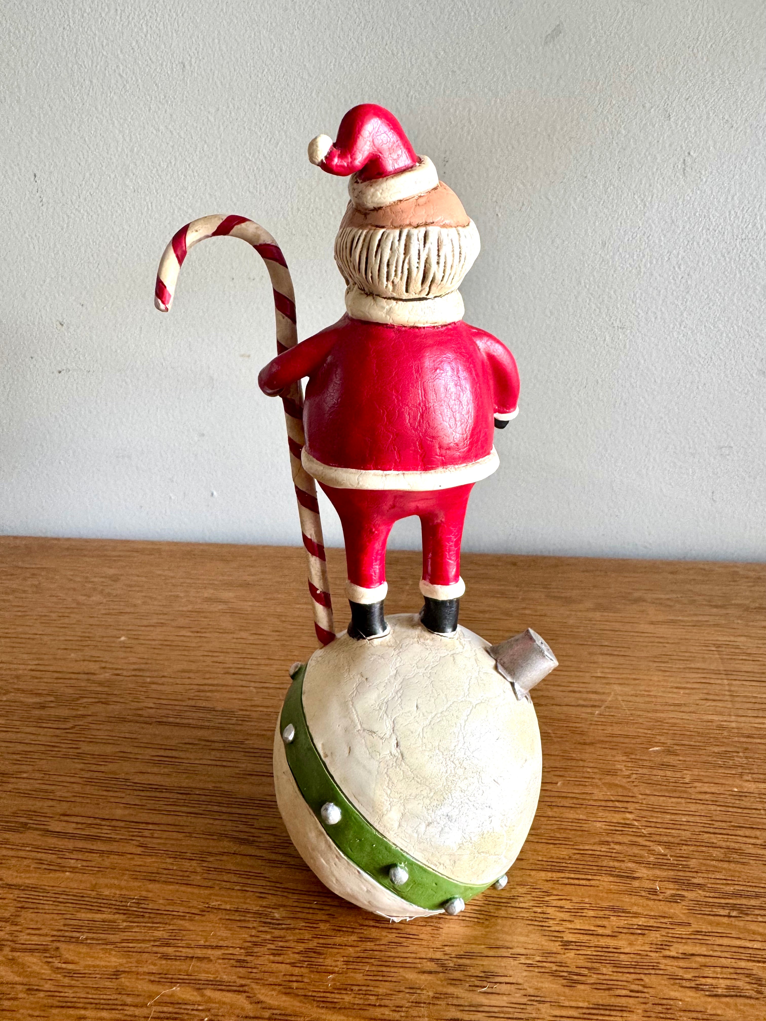 Demdaco Santa Figurine 7 1/2" By Elaine Thomas Merry Wishes
