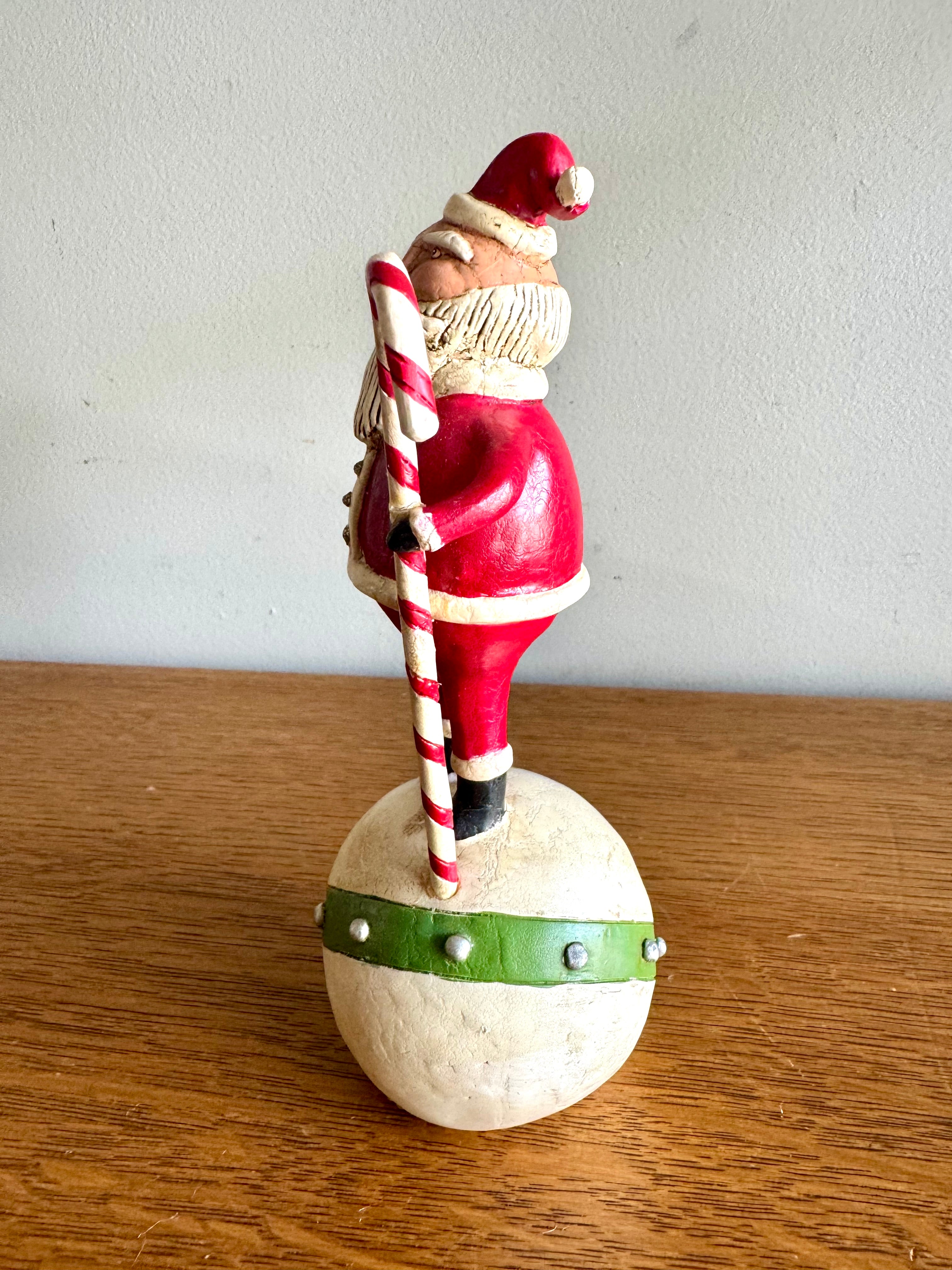 Demdaco Santa Figurine 7 1/2" By Elaine Thomas Merry Wishes