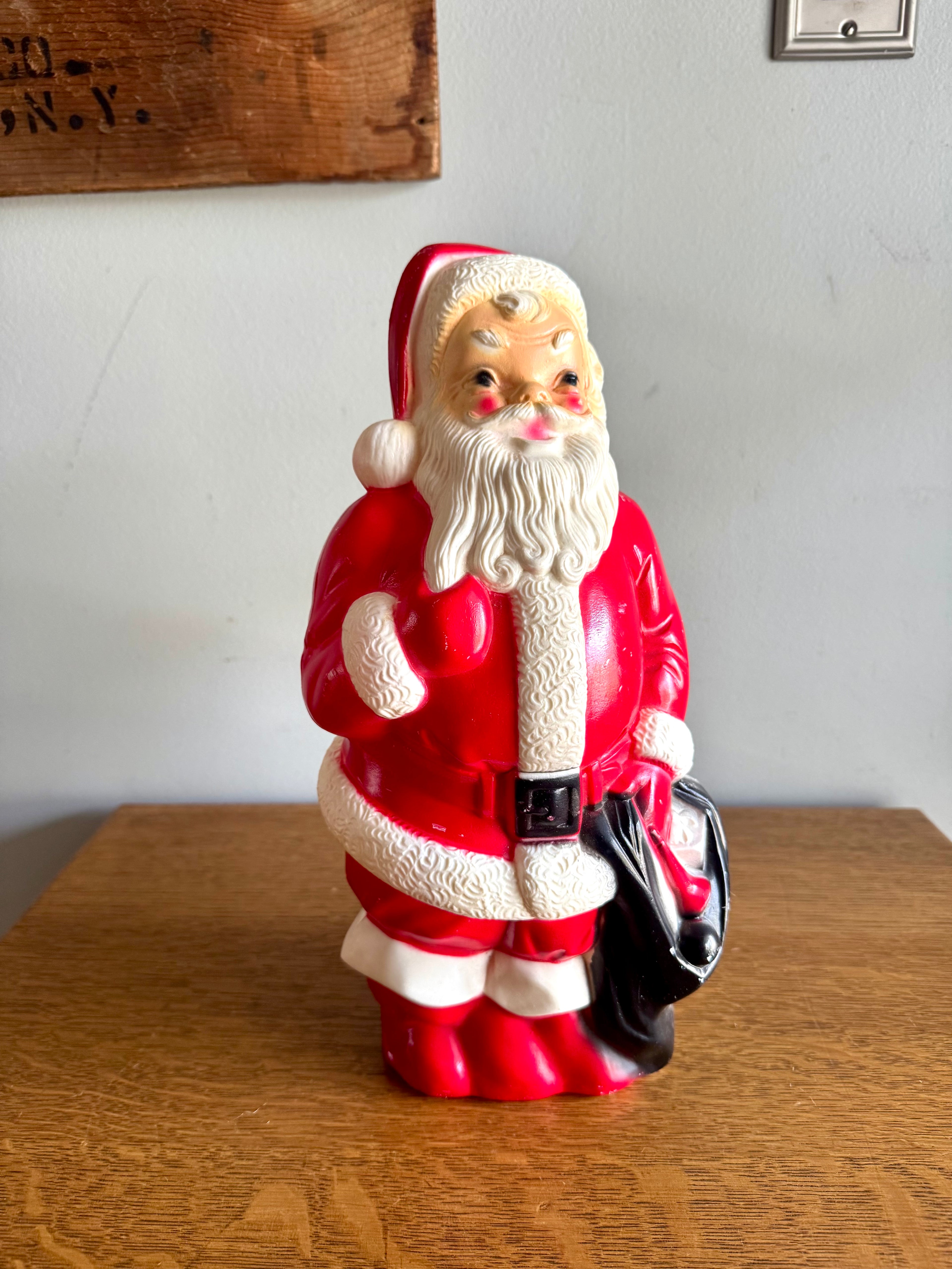 1968 Empire Plastic Corp Blow Mold Santa Claus | Santa 13" Blow Mold