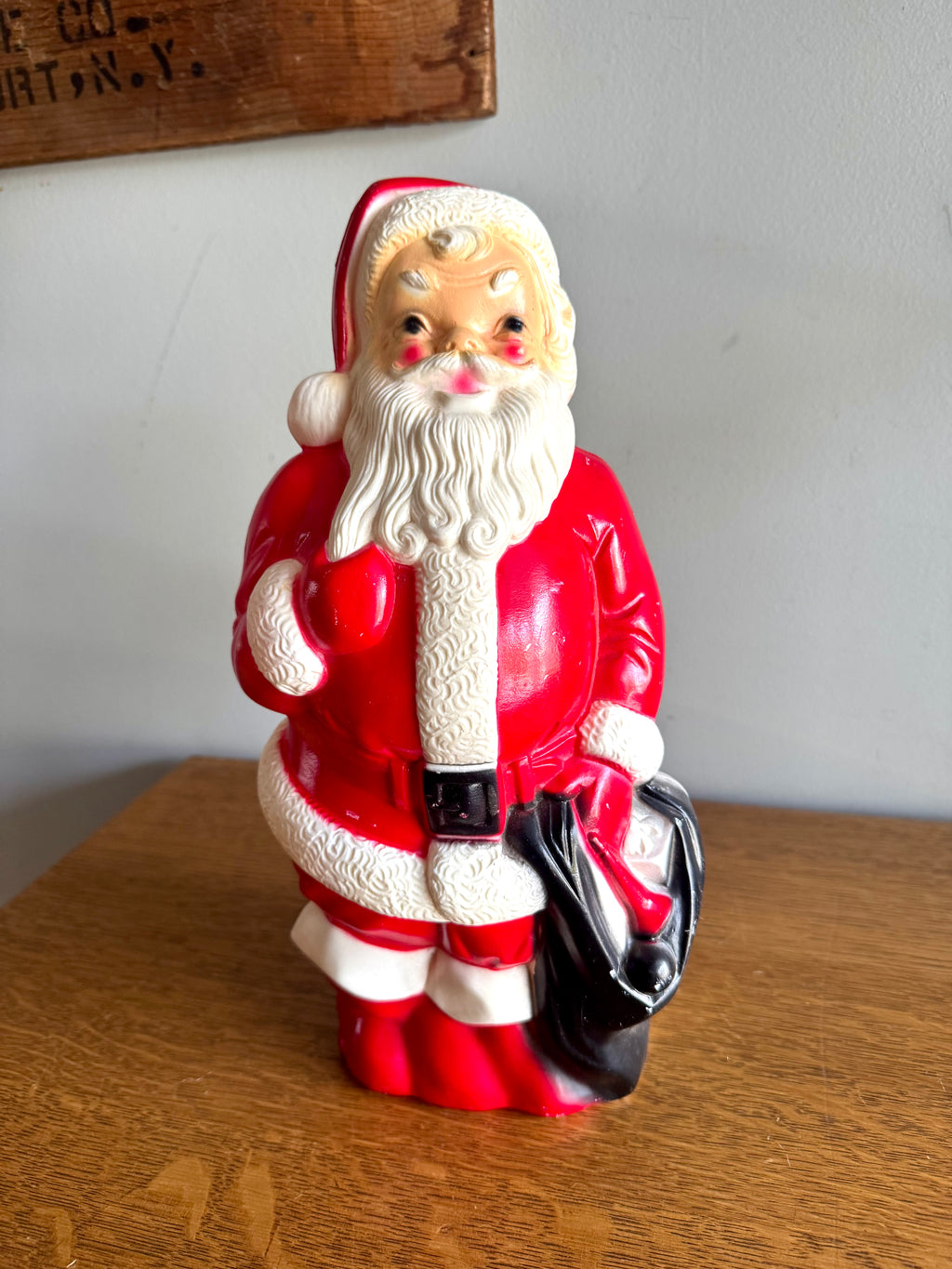 1968 Empire Plastic Corp Blow Mold Santa Claus | Santa 13" Blow Mold