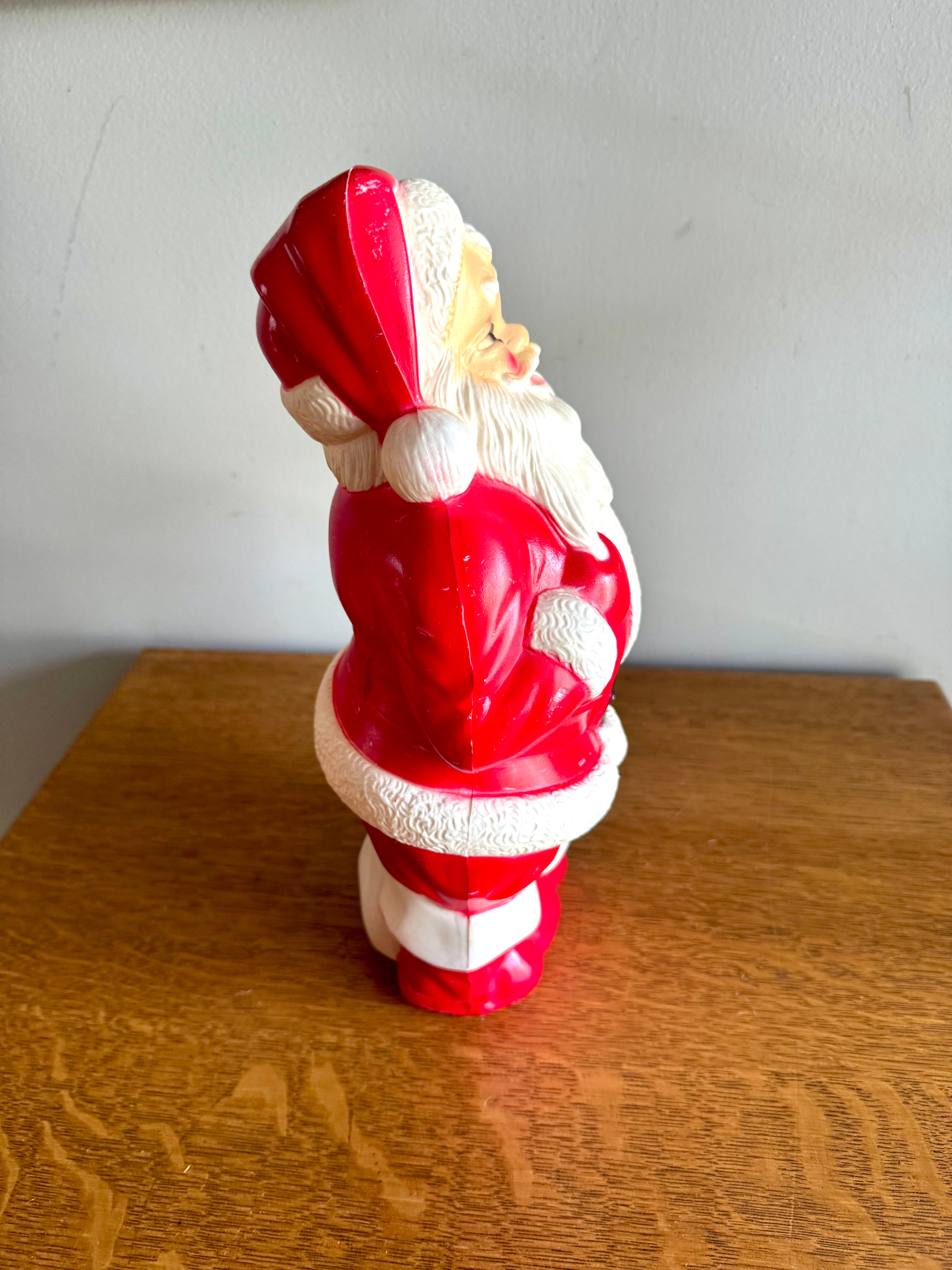 1968 Empire Plastic Corp Blow Mold Santa Claus | Santa 13" Blow Mold