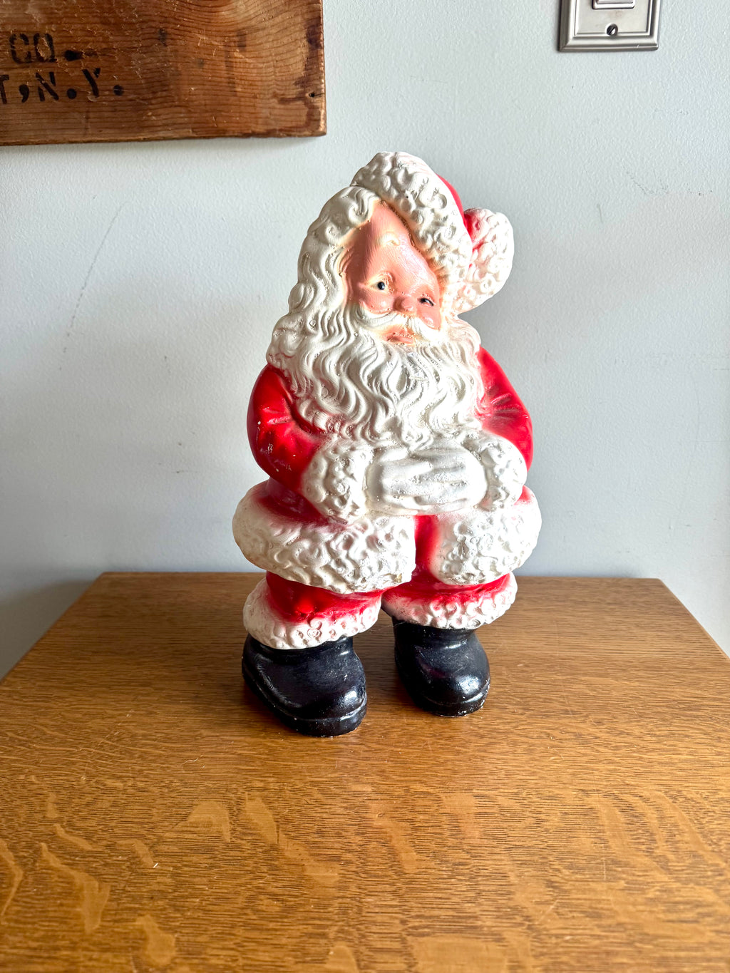 Vtg Ceramic Winking Santa Claus Bank | Ceramic Made In Mexico Santa Clause
