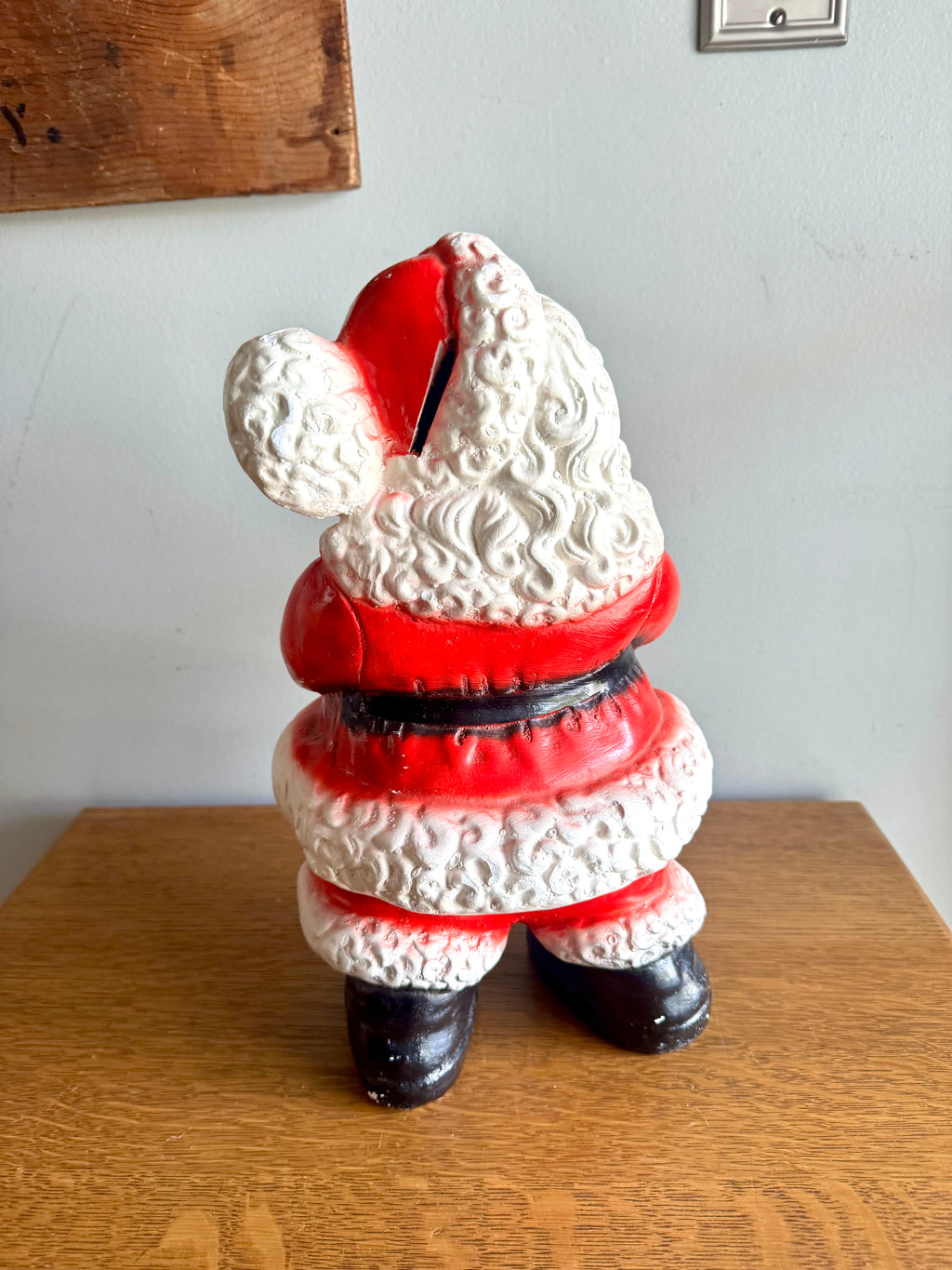 Vtg Ceramic Winking Santa Claus Bank | Ceramic Made In Mexico Santa Clause