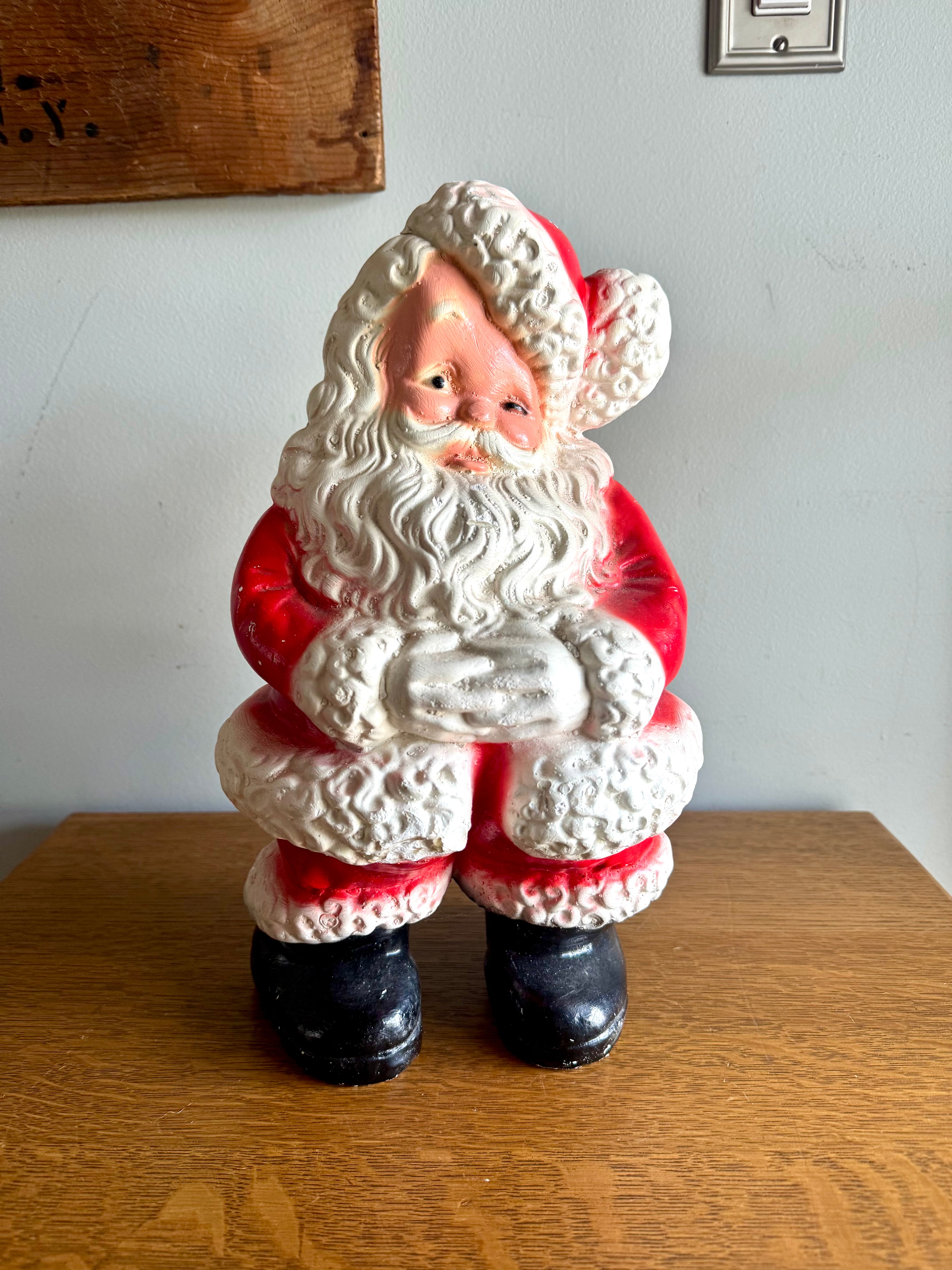 Vtg Ceramic Winking Santa Claus Bank | Ceramic Made In Mexico Santa Clause