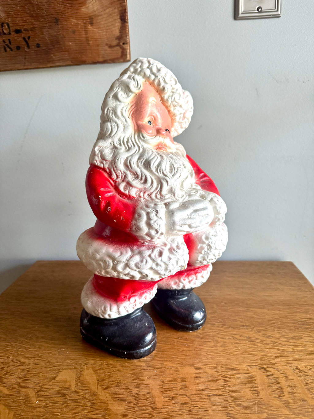 Vtg Ceramic Winking Santa Claus Bank | Ceramic Made In Mexico Santa Clause