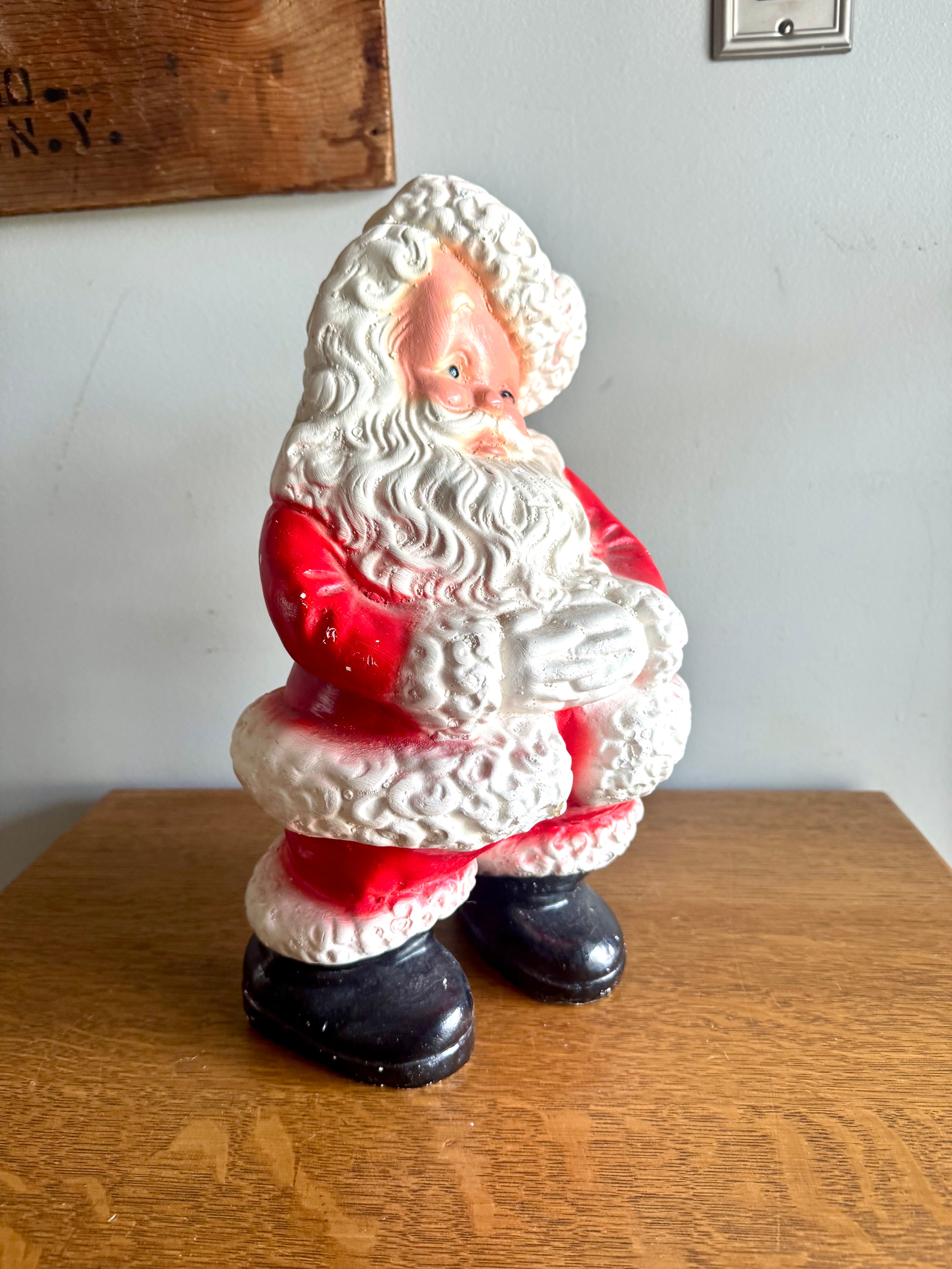 Vtg Ceramic Winking Santa Claus Bank | Ceramic Made In Mexico Santa Clause