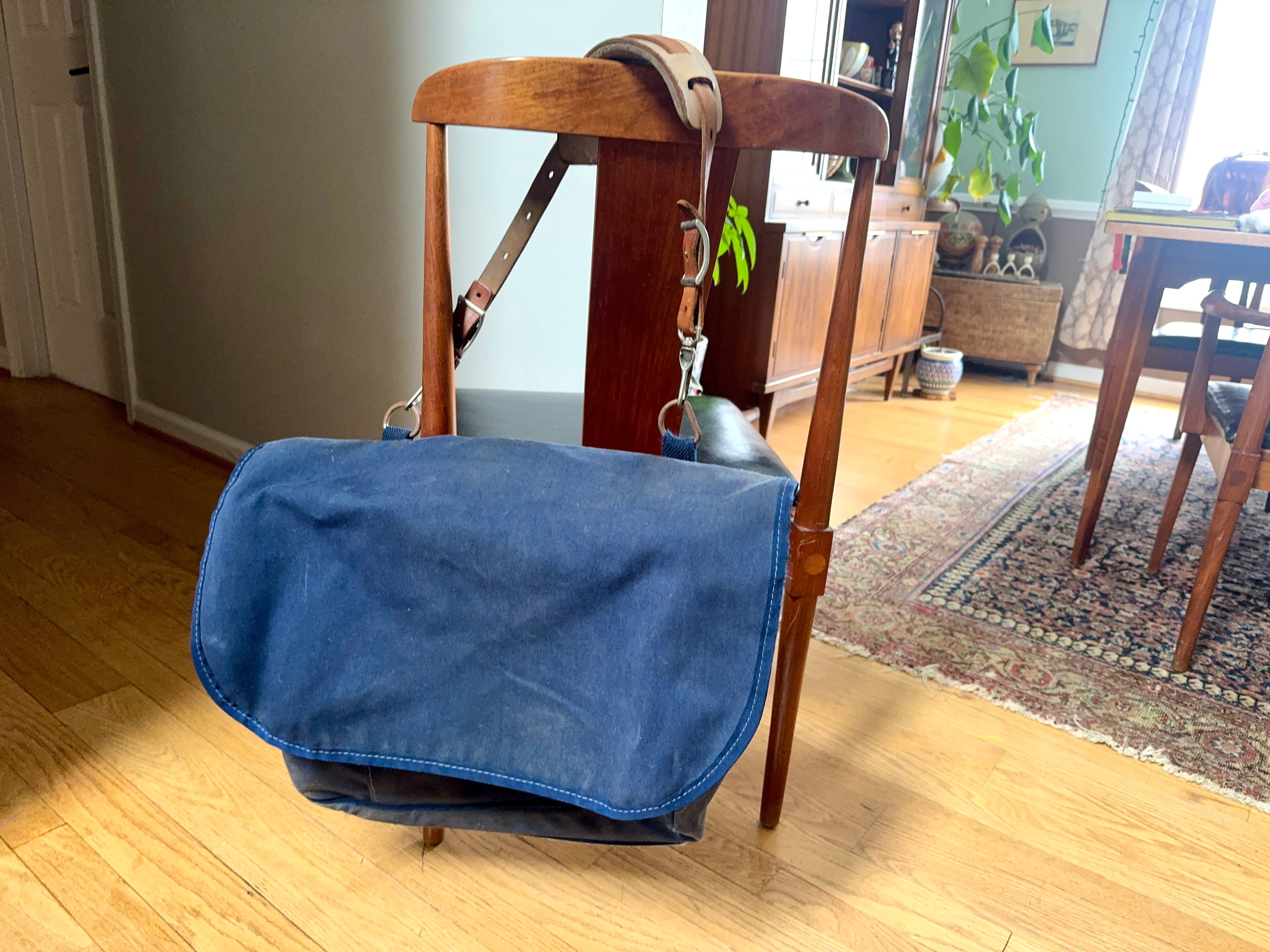 Vintage Distressed USPS US Mail Canvas Bag D1200-F