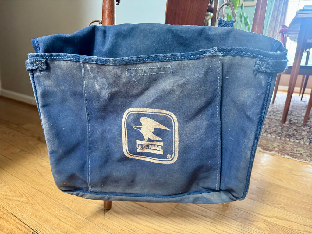 Vintage Distressed USPS US Mail Canvas Bag D1200-F