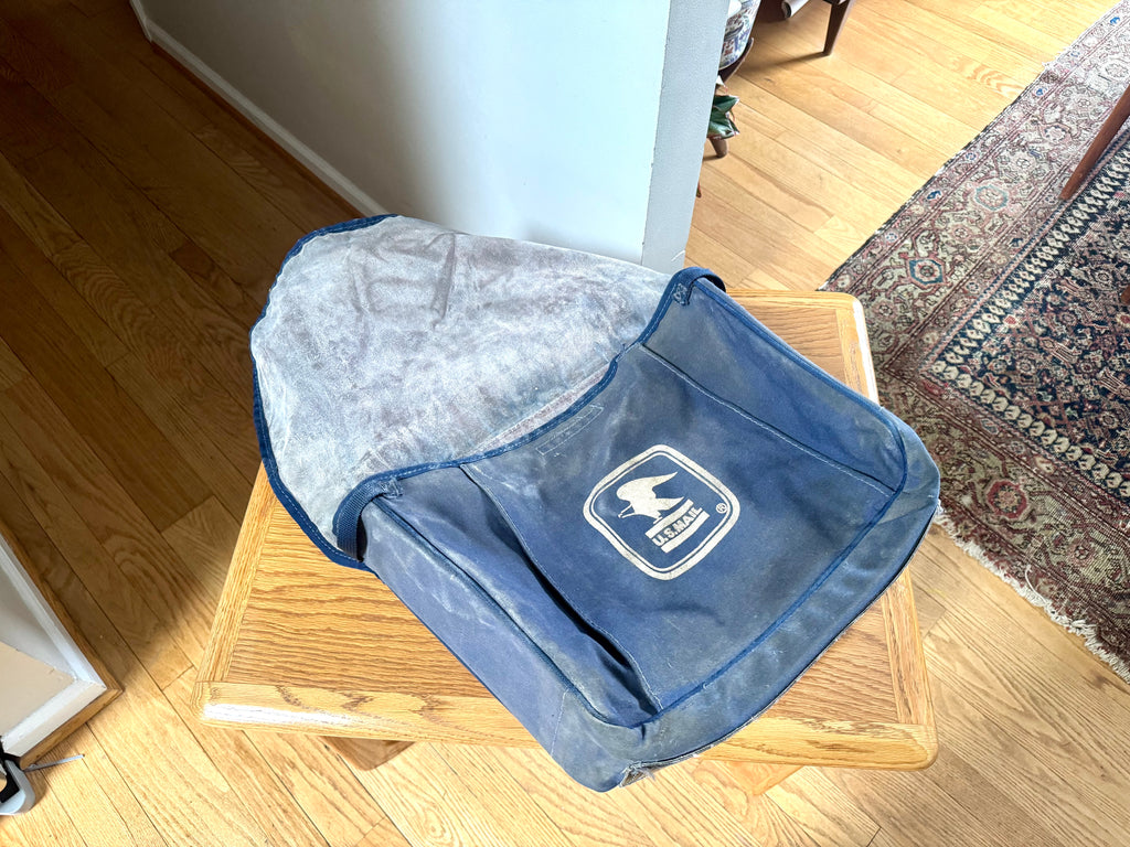Vintage Distressed USPS US Mail Canvas Bag D1200-F