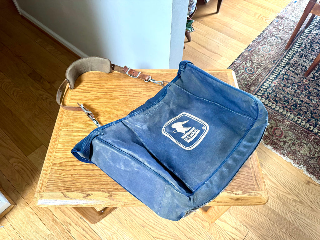 Vintage Distressed USPS US Mail Canvas Bag D1200-F