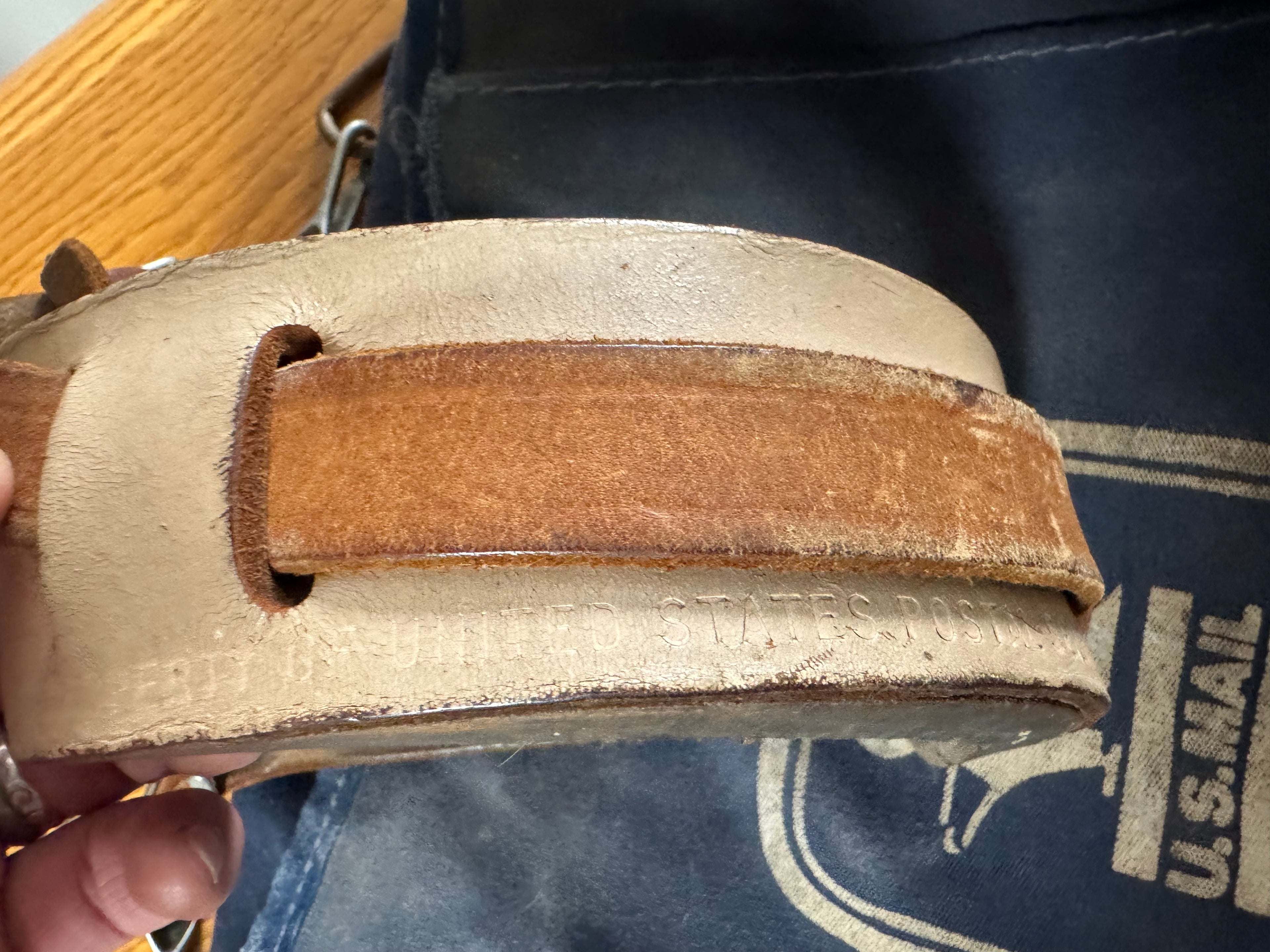 Vintage Distressed USPS US Mail Canvas Bag D1200-F