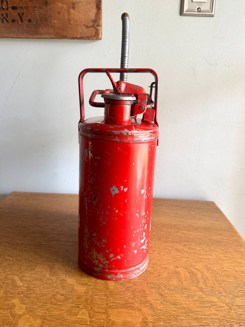Vtg Protectoseal Co. Oil Gas Can/ Chicago Safety Can No. 245