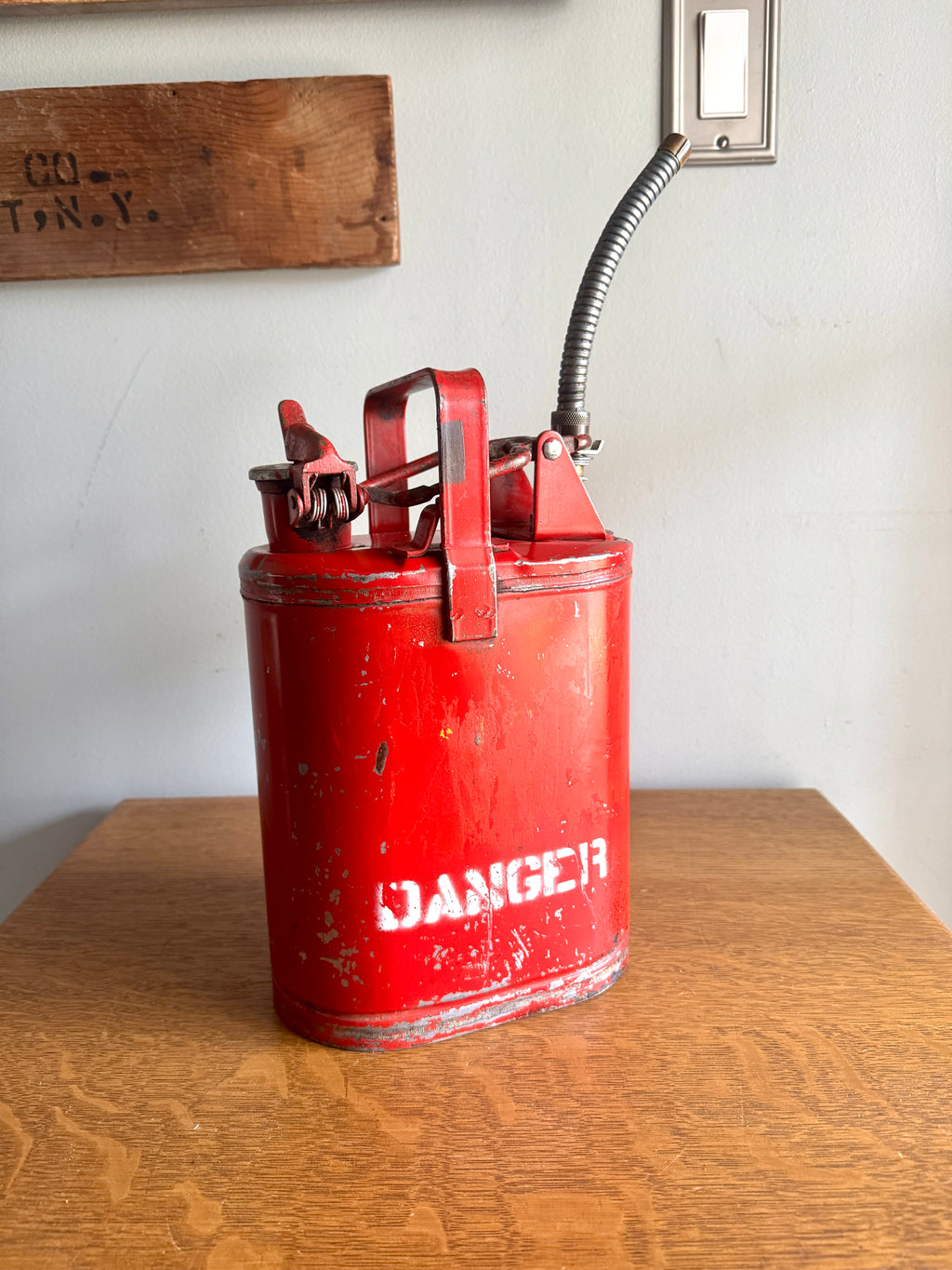 Vtg Protectoseal Co. Oil Gas Can/ Chicago Safety Can No. 245