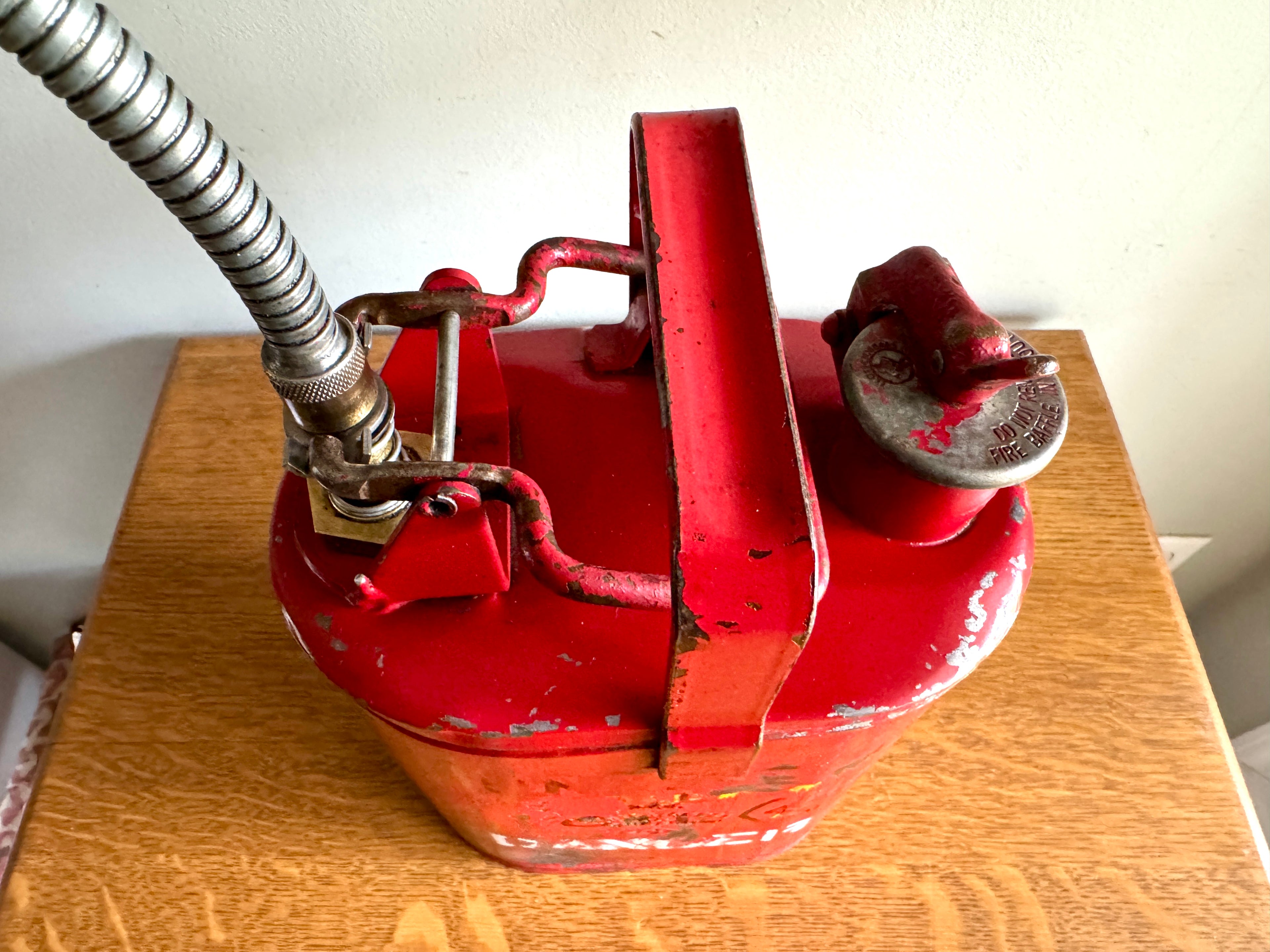 Vtg Protectoseal Co. Oil Gas Can/ Chicago Safety Can No. 245