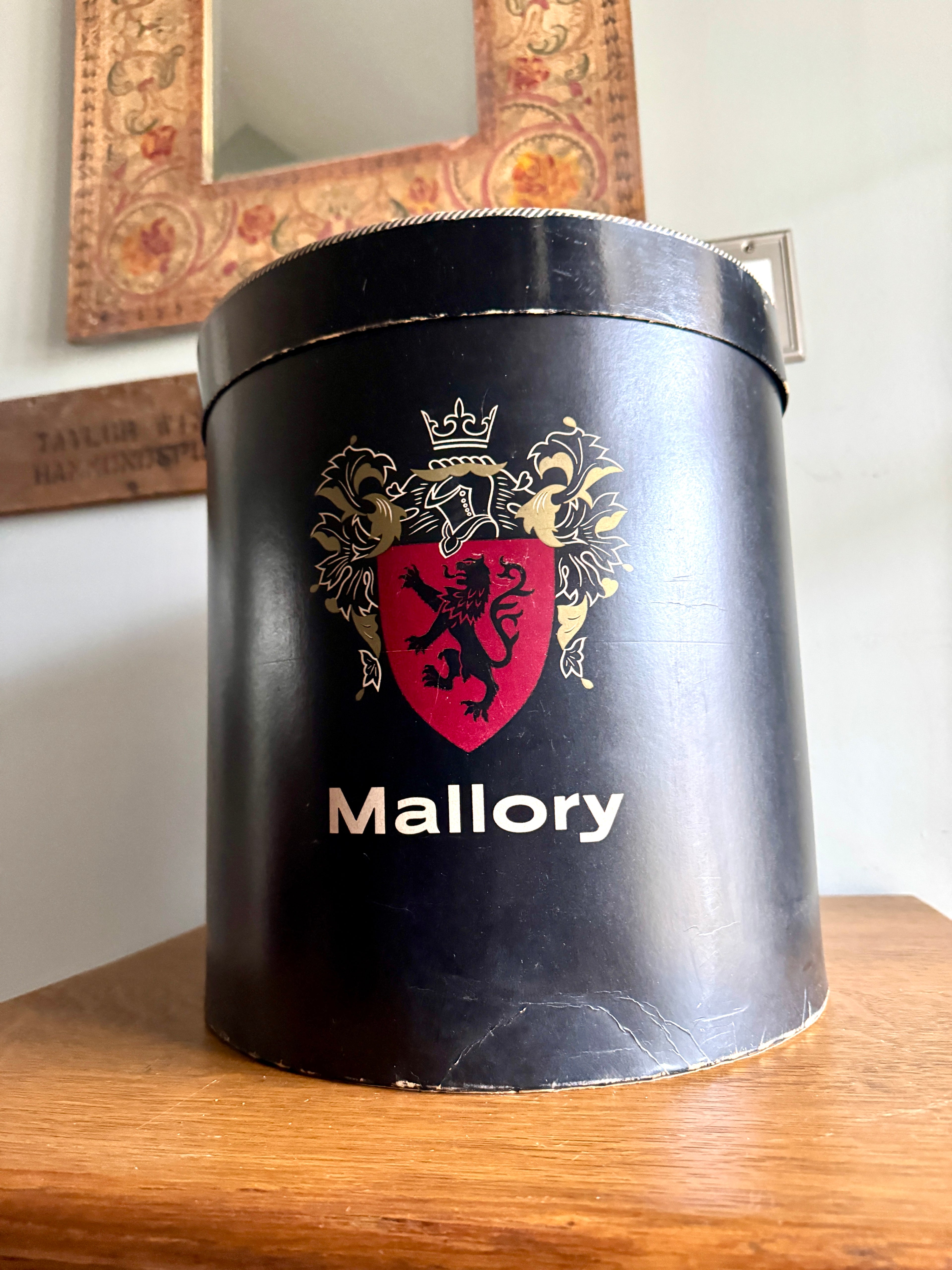 Early 1900's Mallory Large Hat Box | Mallory Hat Company Hat Box
