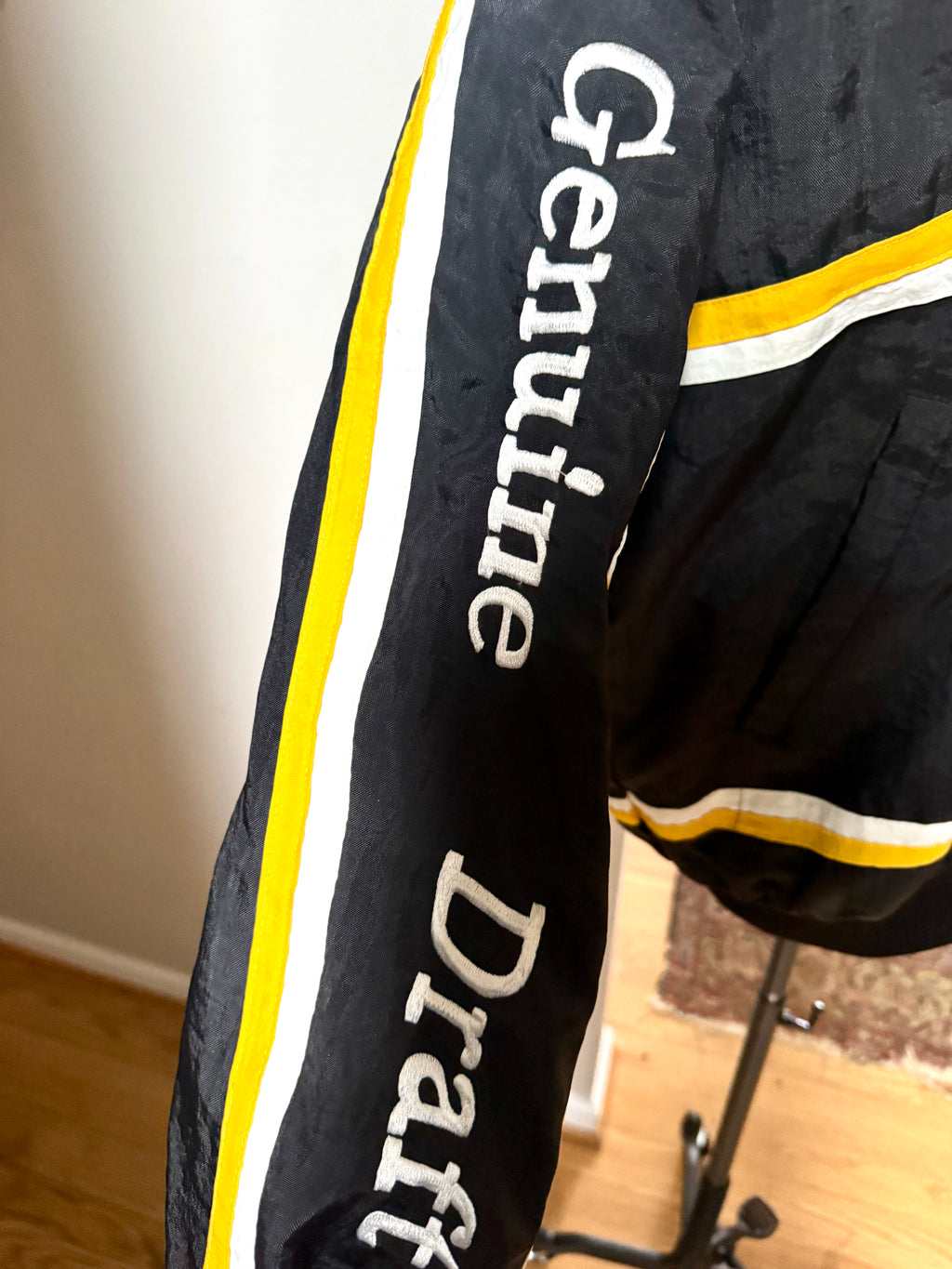 Vtg Rusty Wallace Jacket • 90s NASCAR Racing • Miller Genuine Draft Beer Racing Jacket (Large)