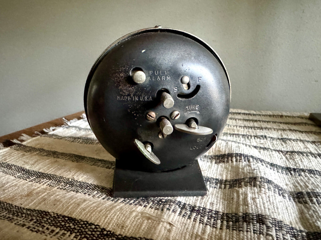 1940's- 50's Westclox Baby Ben Wind-up Alarm Clock | Art Deco Westclox Baby-Ben Alarm Clock