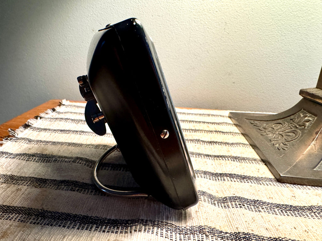 1940's Westclox Spur Wind-up Alarm Clock | Art Deco Westclox Alarm Clock