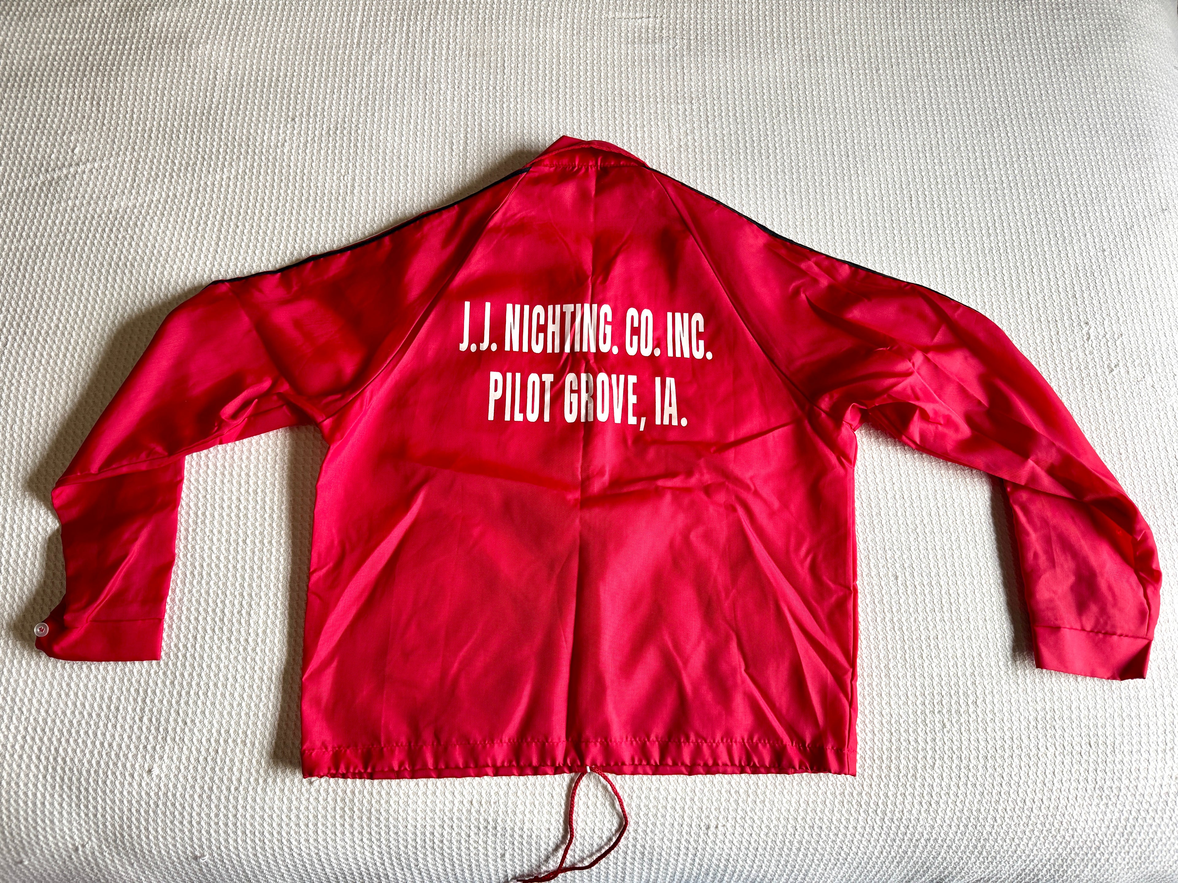 VTG IH International Harvester Swingster Windbreaker Jacket Sz Medium