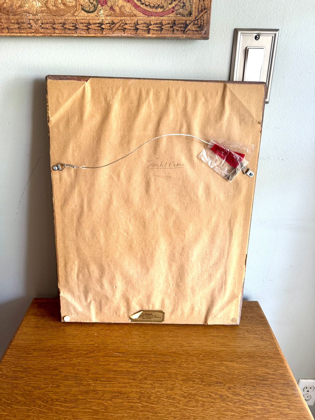 Framed Eason Eige Sunhill Pears Drawing | Gold Gilded Framed Eason Eige Cactus Drawing