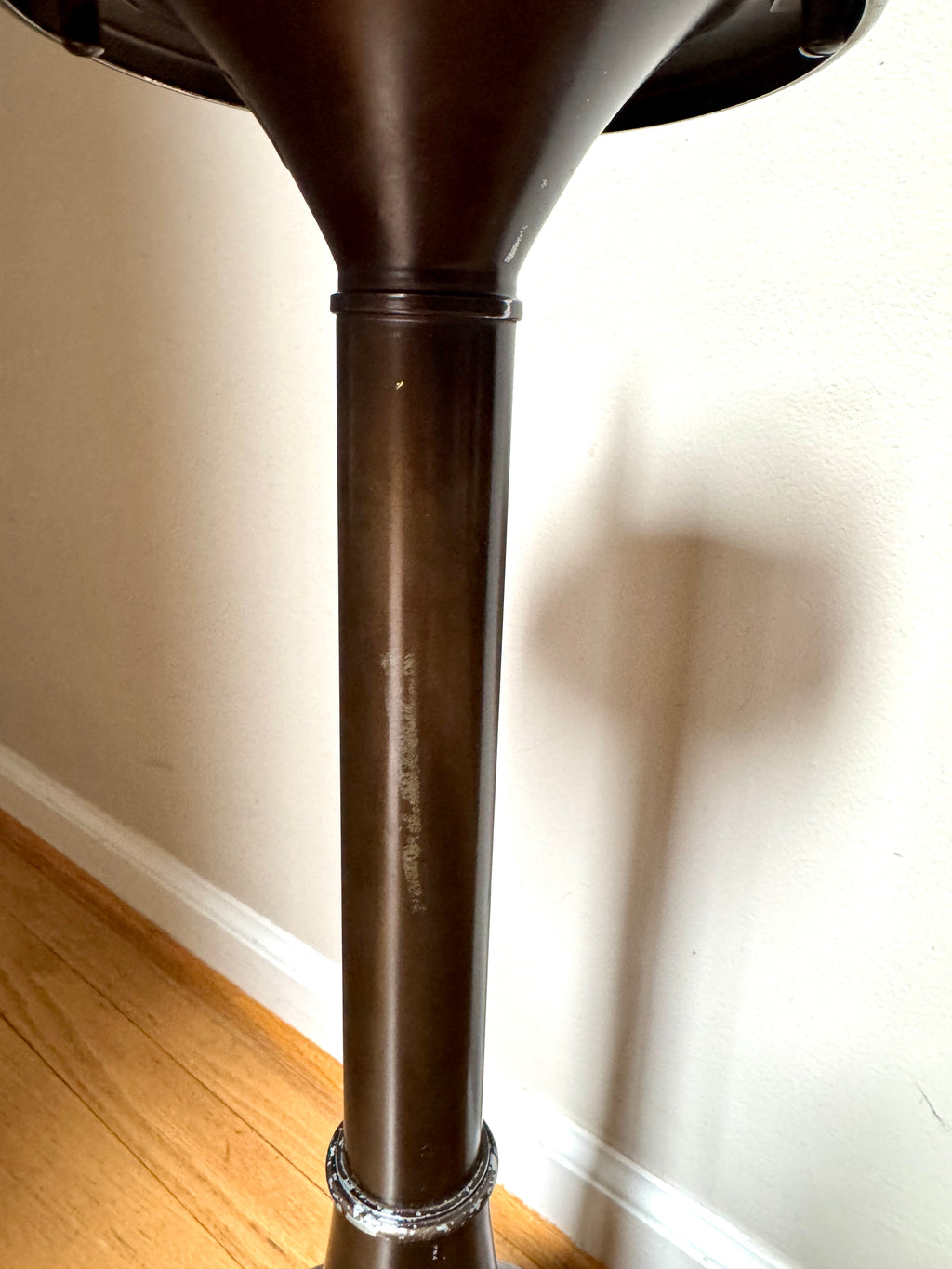 1920's Smokador Rock-a-By Standing Ashtray | Brown Art Deco Smokers Ashtray Stand