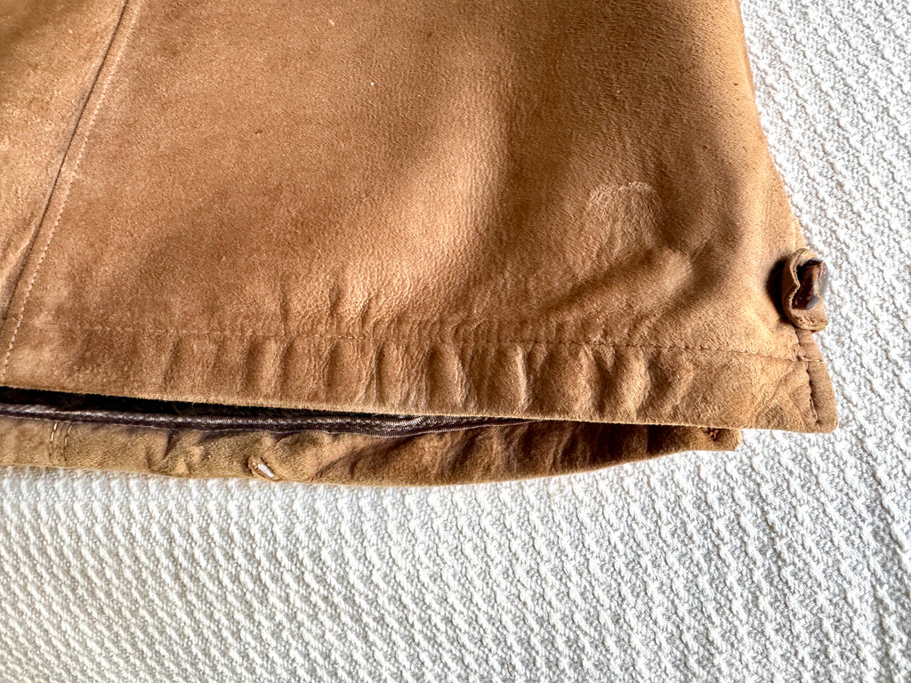 70s McGregor Suede Shearling Jacket ~ Mens Size 40 Suede Jacket ~ Made In USA