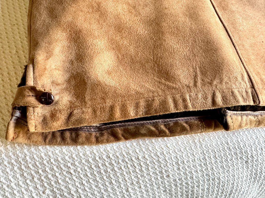 70s McGregor Suede Shearling Jacket ~ Mens Size 40 Suede Jacket ~ Made In USA