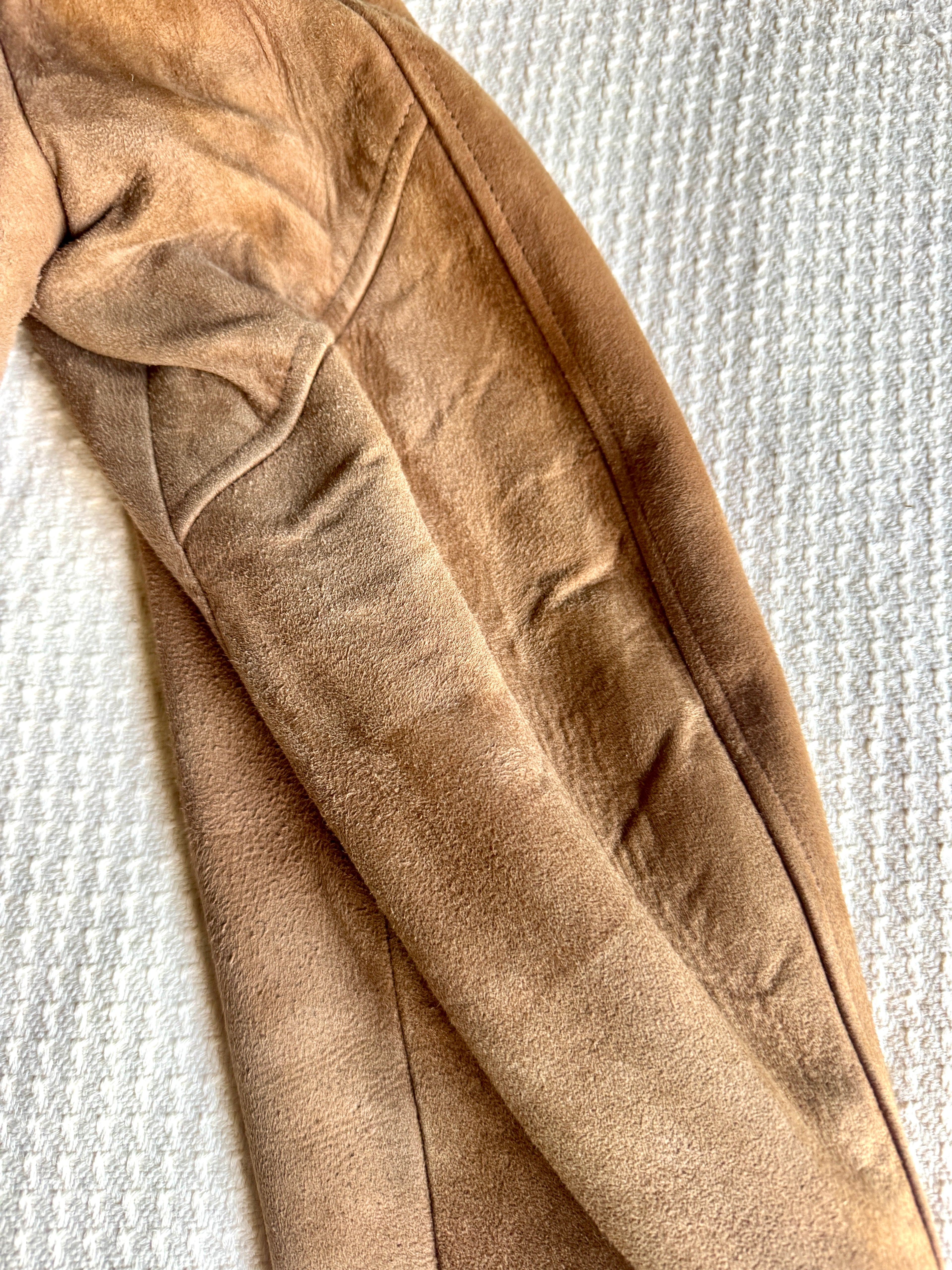 70s McGregor Suede Shearling Jacket ~ Mens Size 40 Suede Jacket ~ Made In USA