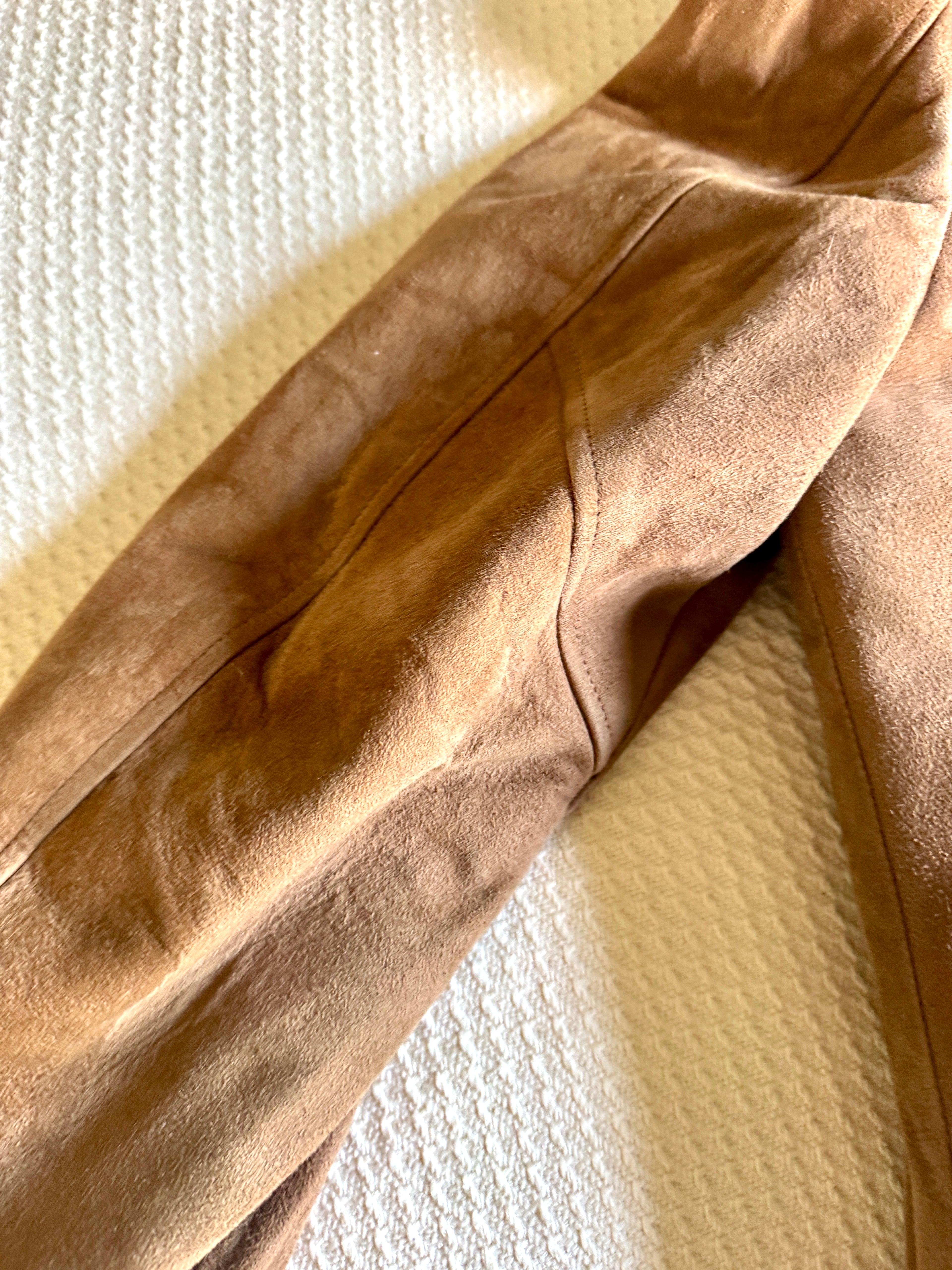 70s McGregor Suede Shearling Jacket ~ Mens Size 40 Suede Jacket ~ Made In USA