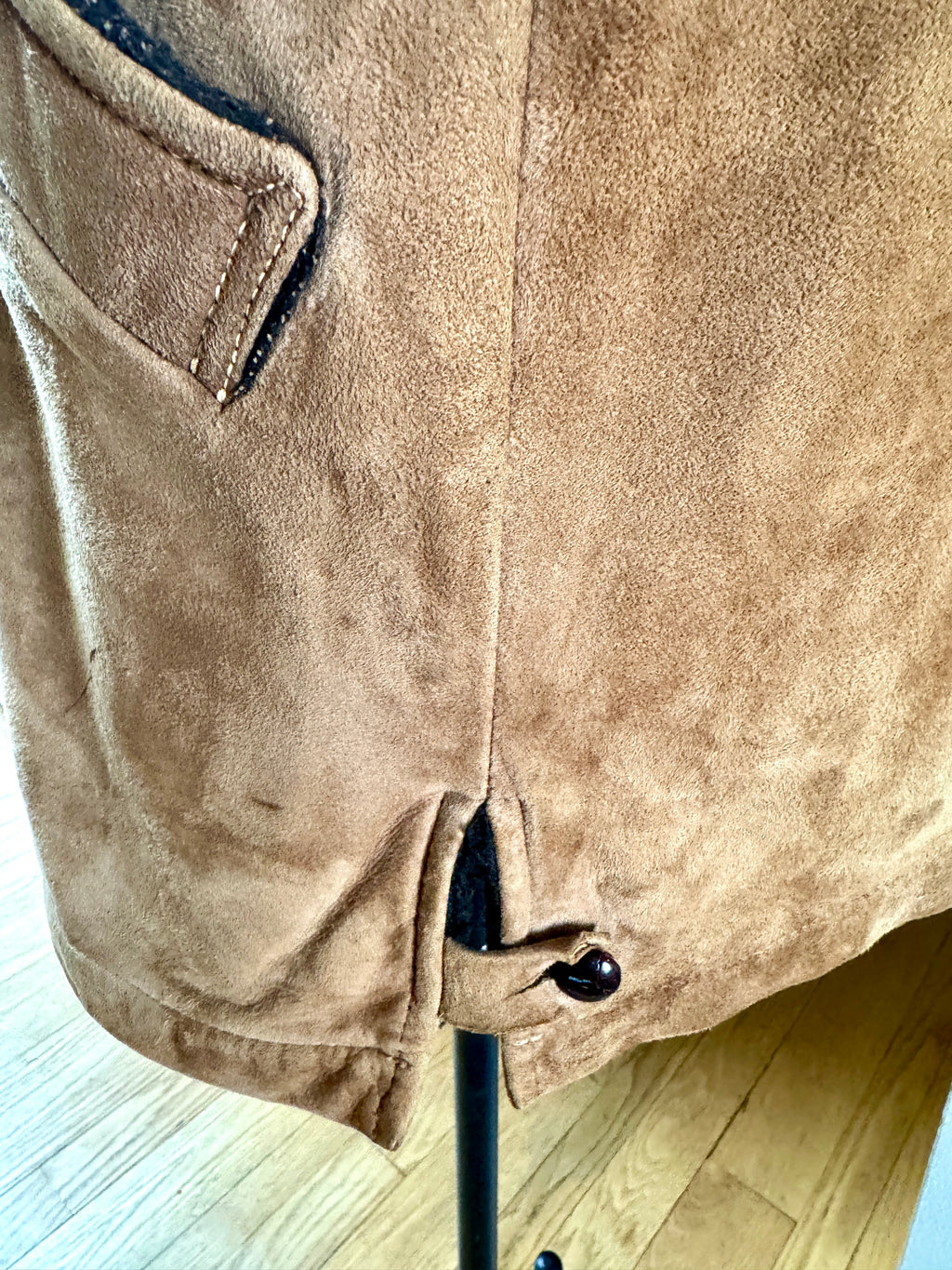 70s McGregor Suede Shearling Jacket ~ Mens Size 40 Suede Jacket ~ Made In USA