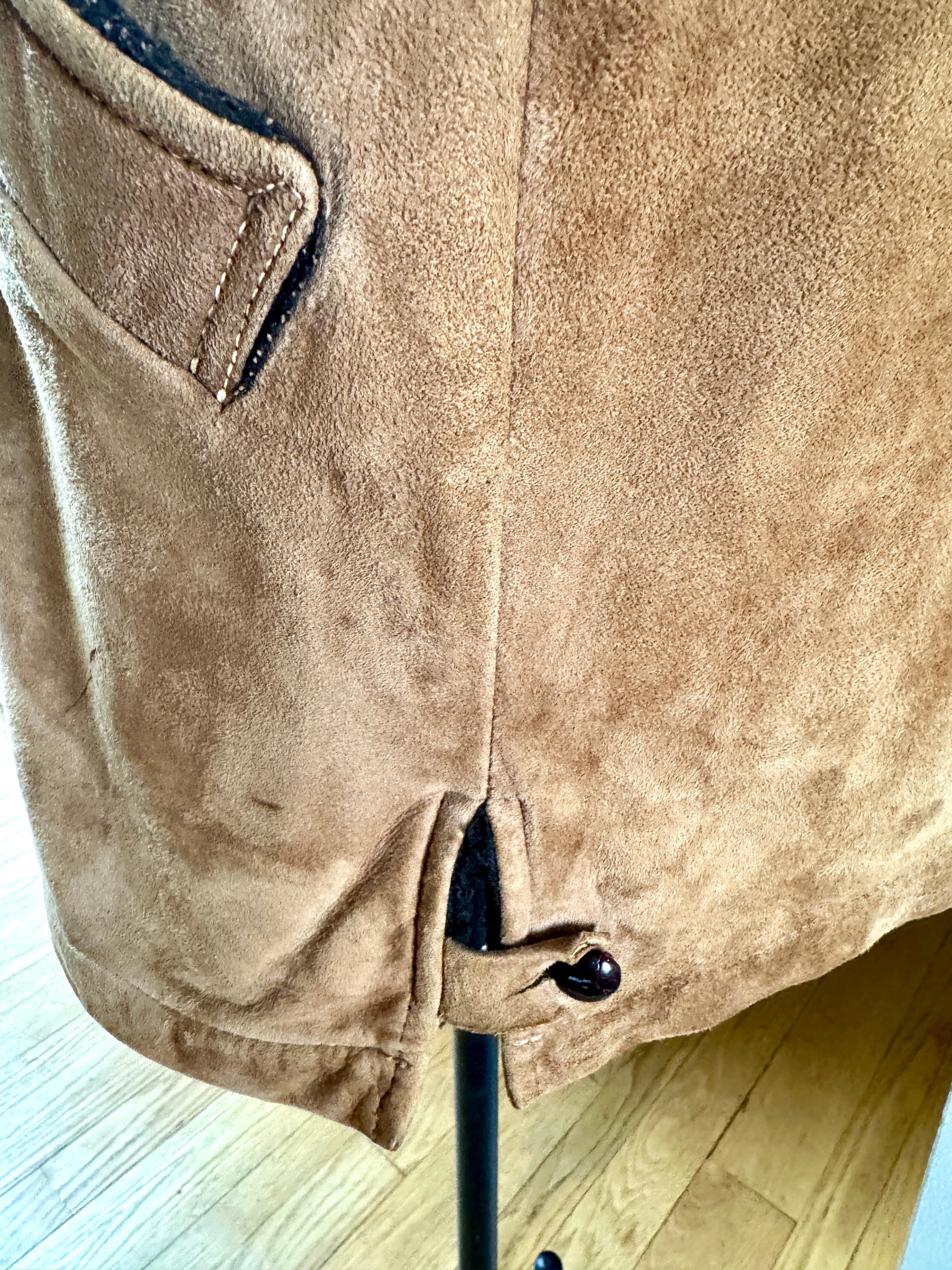 70s McGregor Suede Shearling Jacket ~ Mens Size 40 Suede Jacket ~ Made In USA
