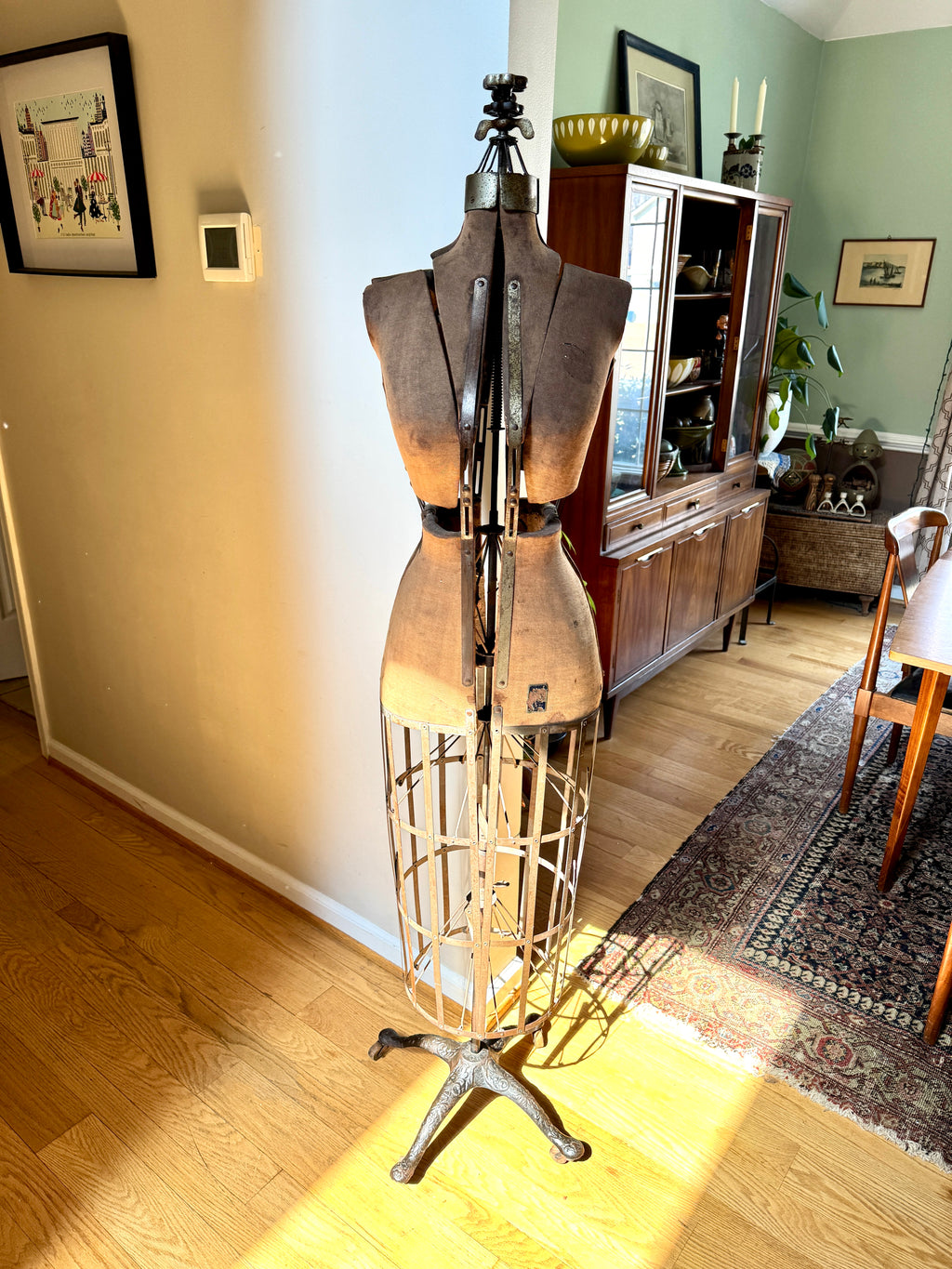 Early 1900's L&M Acme Adjustable Dress Form | Antique Acme Dress Form