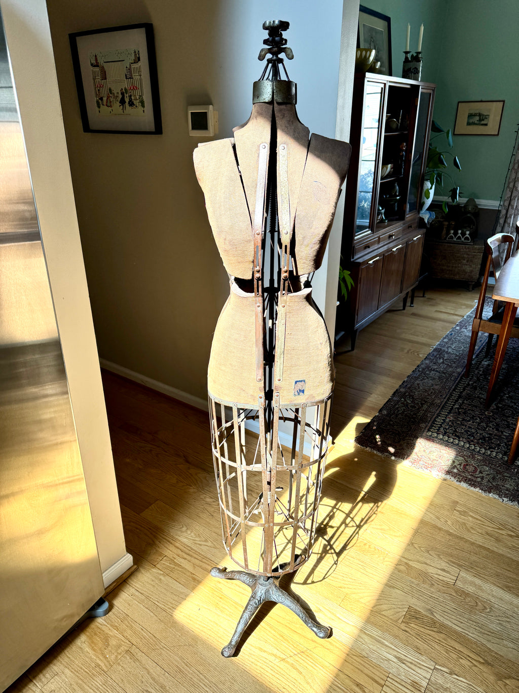 Early 1900's L&M Acme Adjustable Dress Form | Antique Acme Dress Form