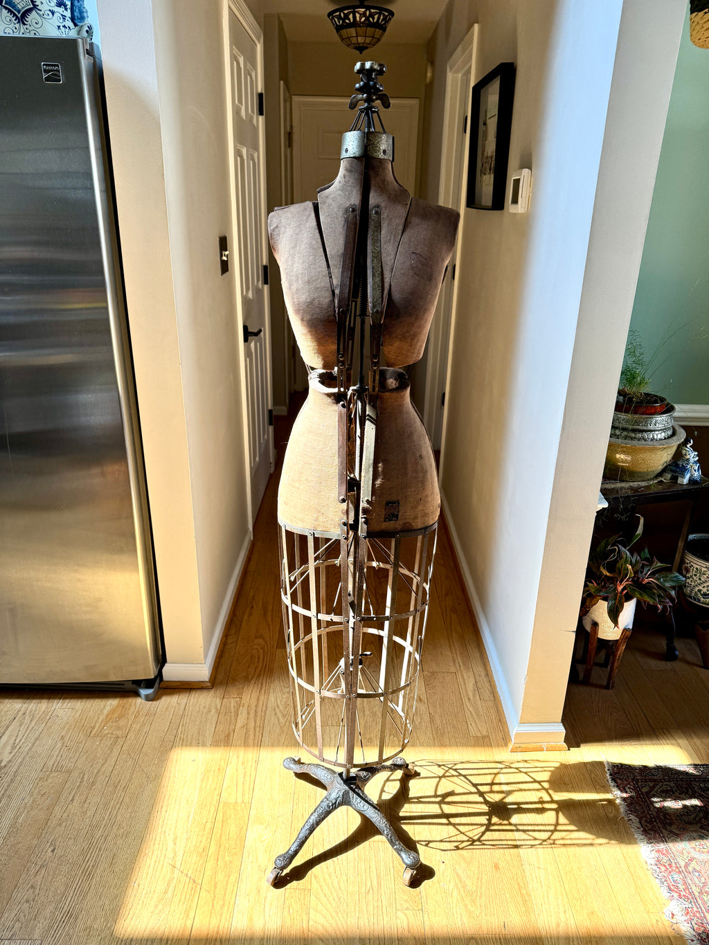 Early 1900's L&M Acme Adjustable Dress Form | Antique Acme Dress Form