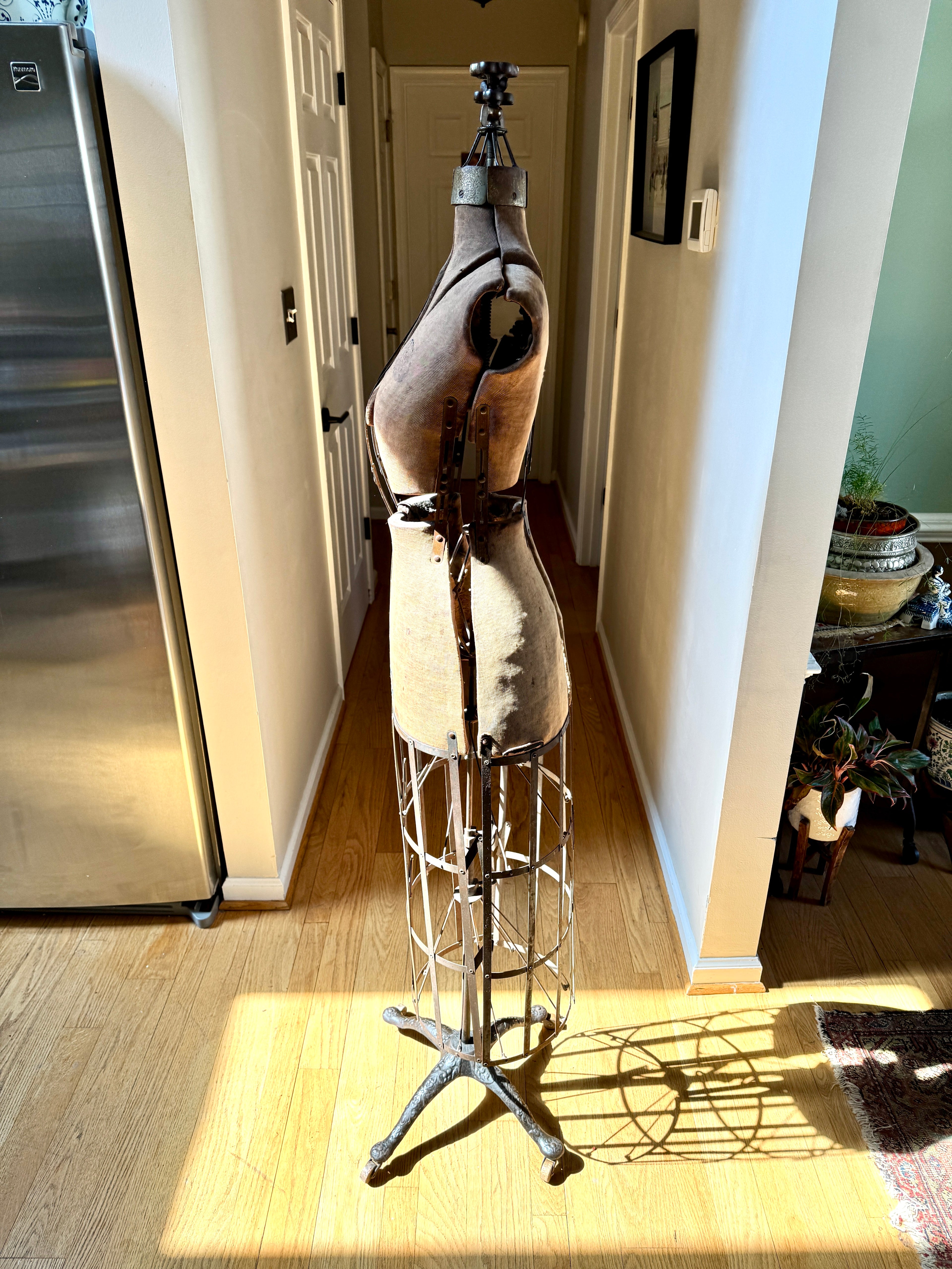 Early 1900's L&M Acme Adjustable Dress Form | Antique Acme Dress Form