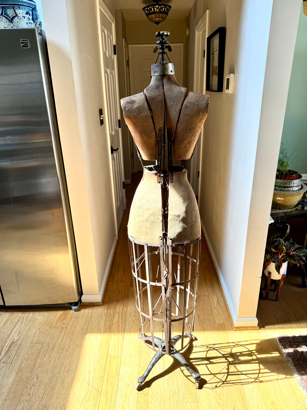 Early 1900's L&M Acme Adjustable Dress Form | Antique Acme Dress Form