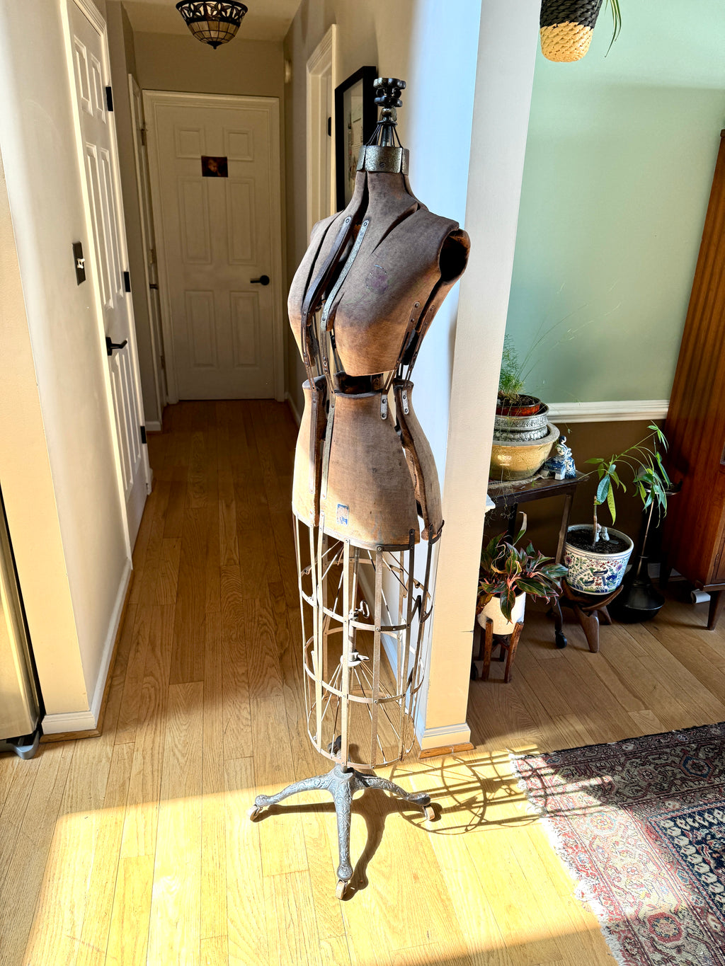 Early 1900's L&M Acme Adjustable Dress Form | Antique Acme Dress Form