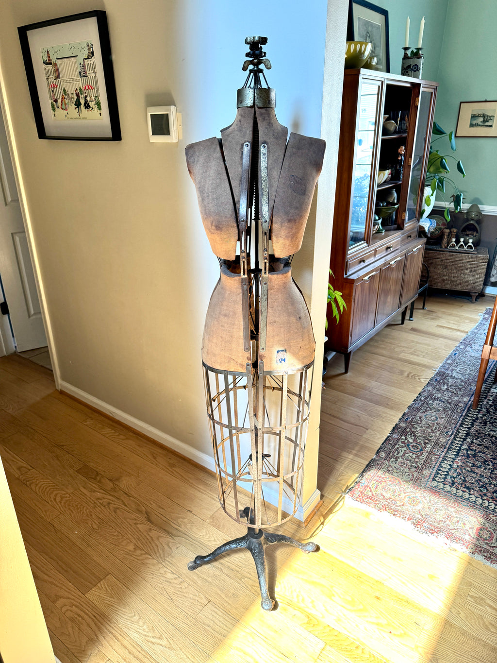 Early 1900's L&M Acme Adjustable Dress Form | Antique Acme Dress Form