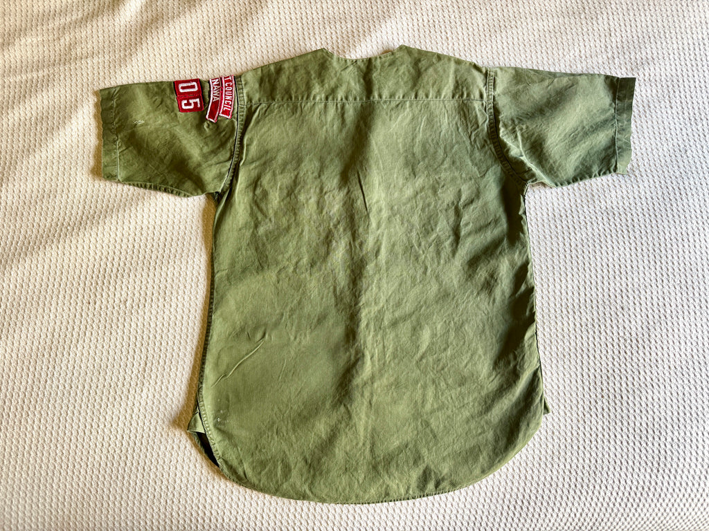1950's Boy Scout of America Sanforized Far East Council Okinawa 105 Short Sleeve Shirt