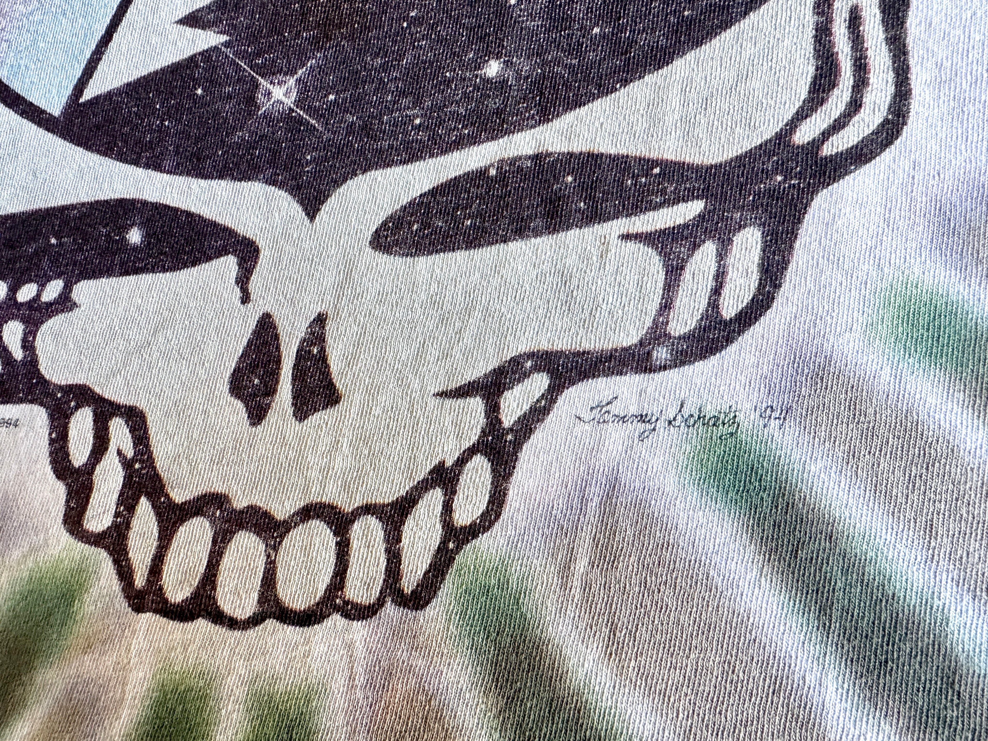 1994 Thrashed Grateful Dead Summer Tour Tie-Dye T-Shirt (XL) Made In USA