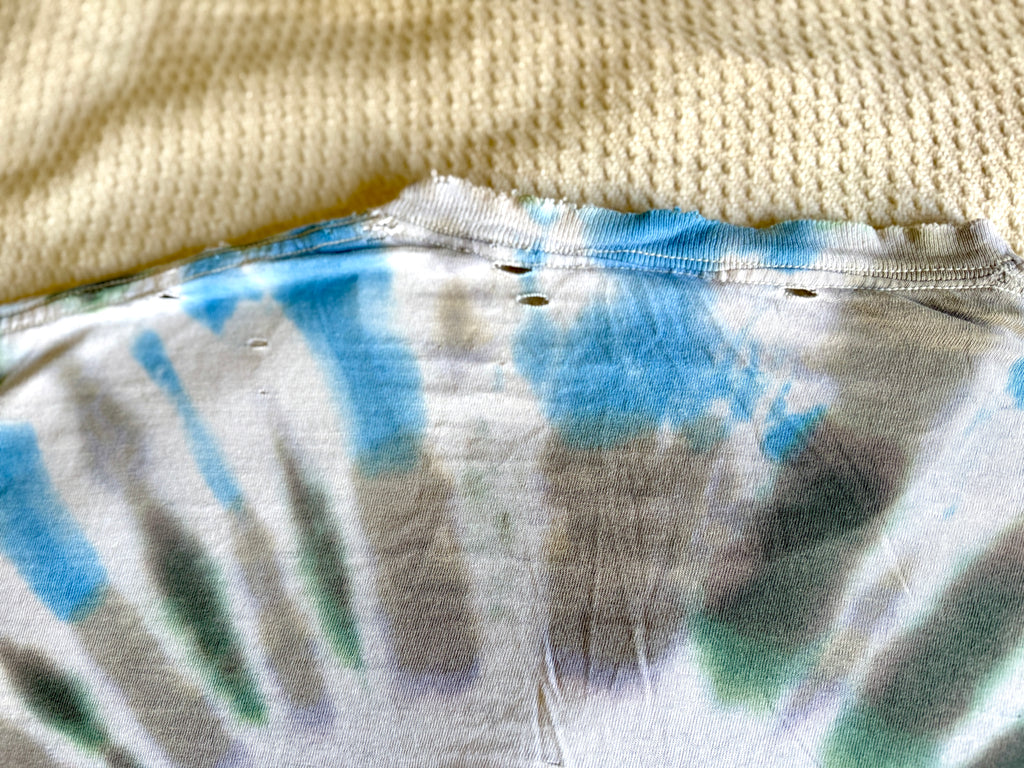 1994 Thrashed Grateful Dead Summer Tour Tie-Dye T-Shirt (XL) Made In USA